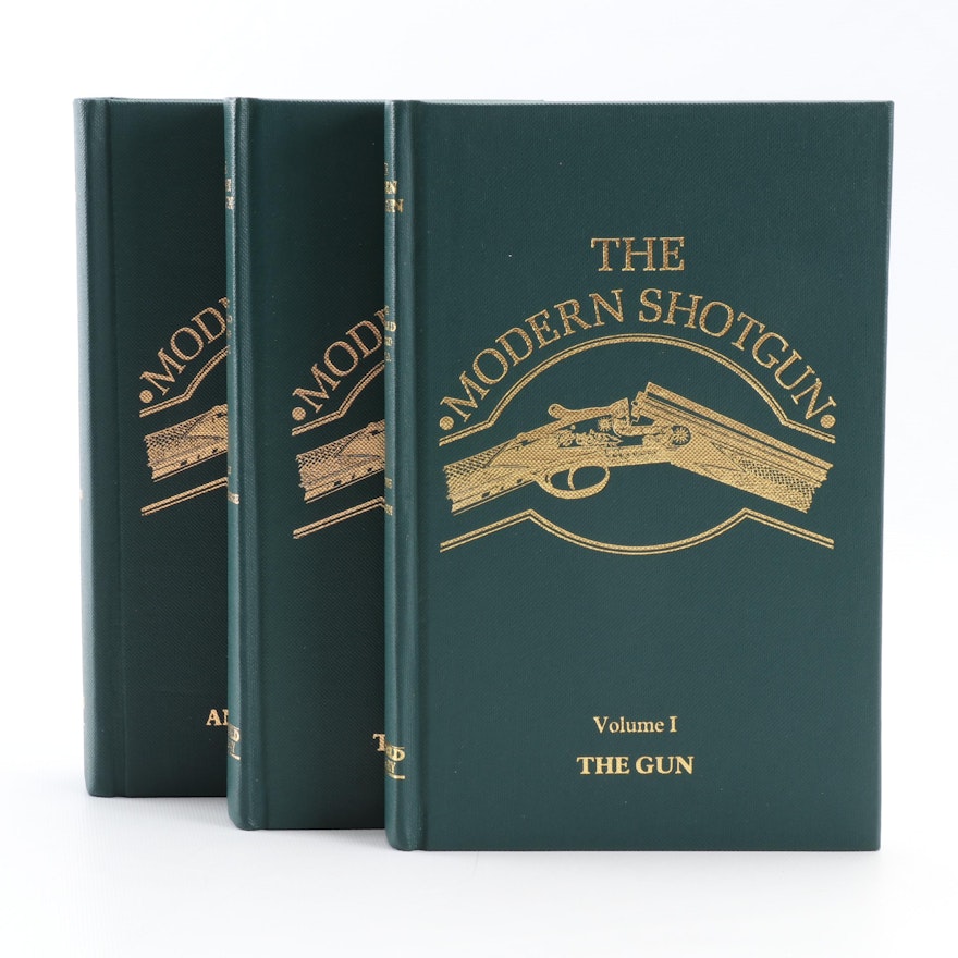 "Modern Shotgun" by Major Sir General Burrard, Three Volume Set