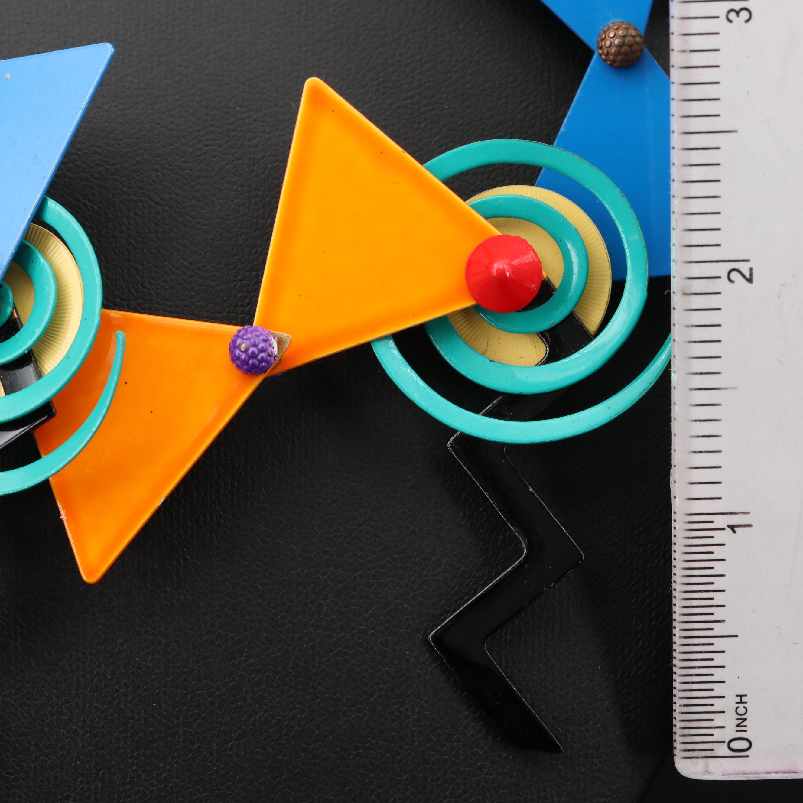 Eve Kaplin Memphis Era Kinetic Necklace