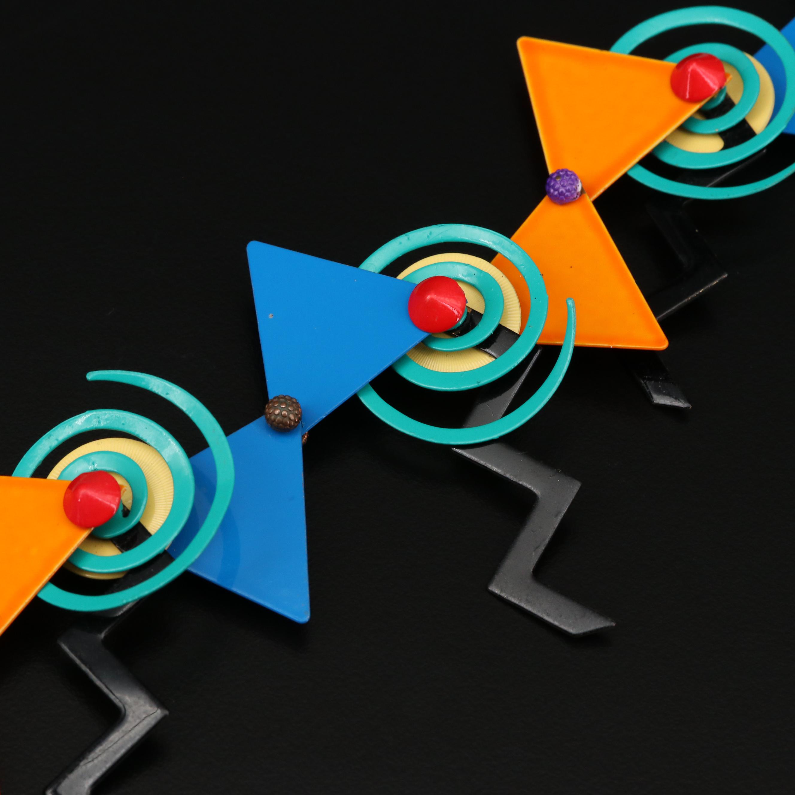 Eve Kaplin Memphis Era Kinetic Necklace