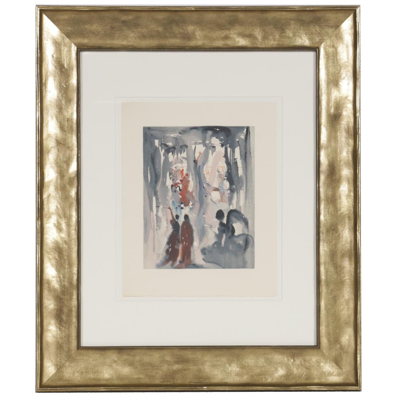 Salvador Dalí Wood Engraving "Heaven Canto 13: Thus Was Earth Created"