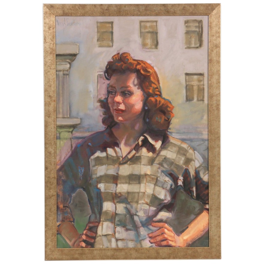 Nancy A. Dusenberry Figural Oil Painting