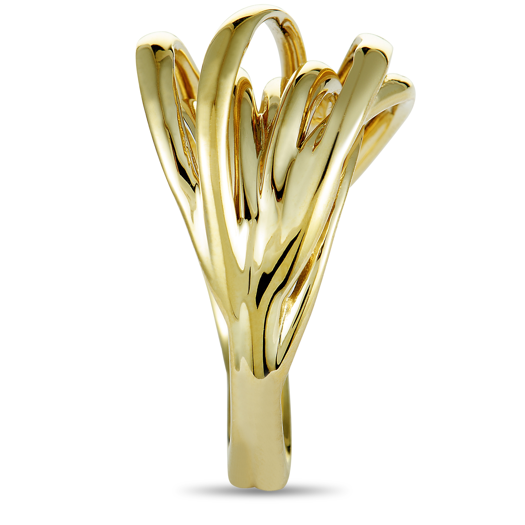 Calvin Klein Crisp Yellow PVD-Plated Stainless Steel Ring