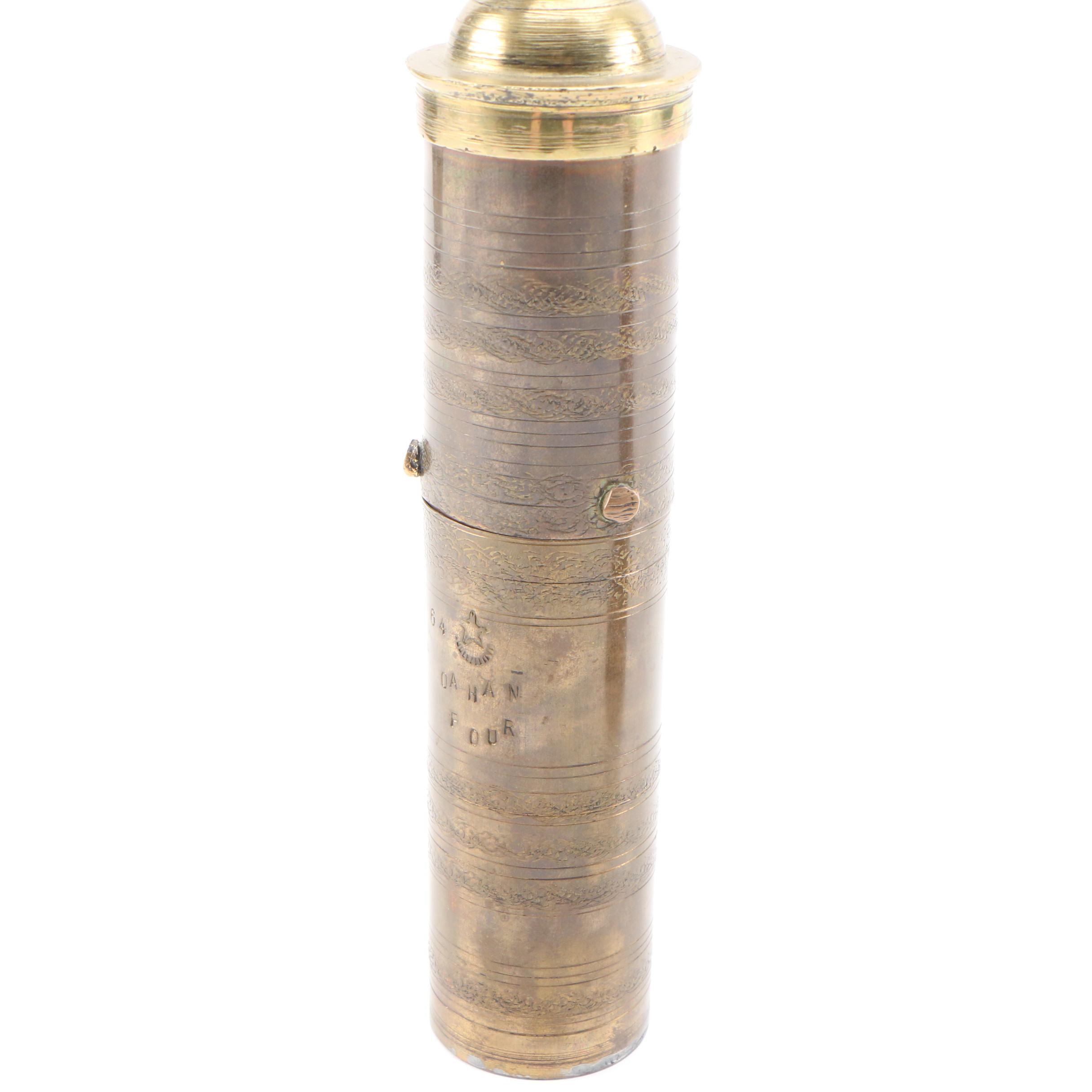 Metal and Turned Wood Pepper Mills