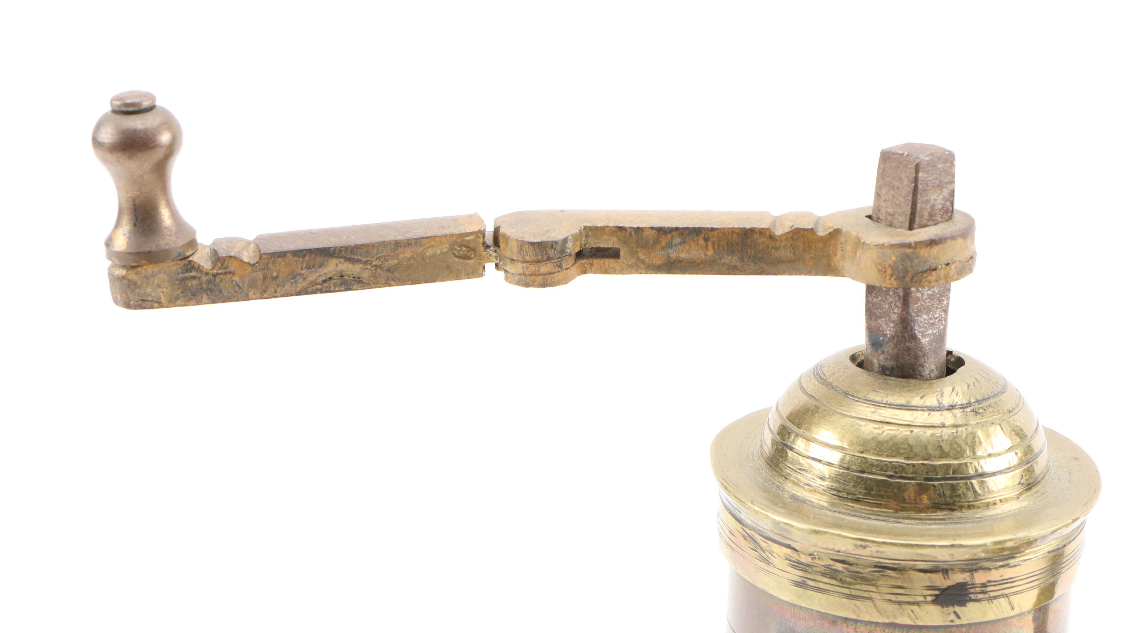 Metal and Turned Wood Pepper Mills