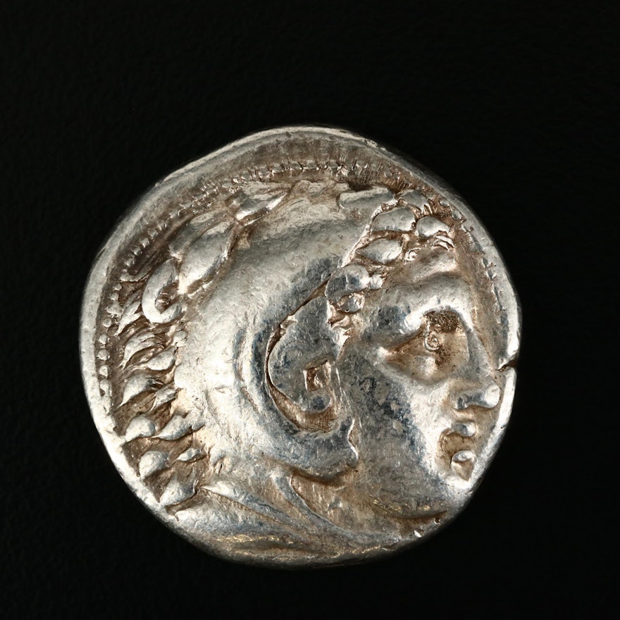 Ancient Macedonia AR Tetradrachm Coin of Alexander III, "The Great," c. 315 B.C.