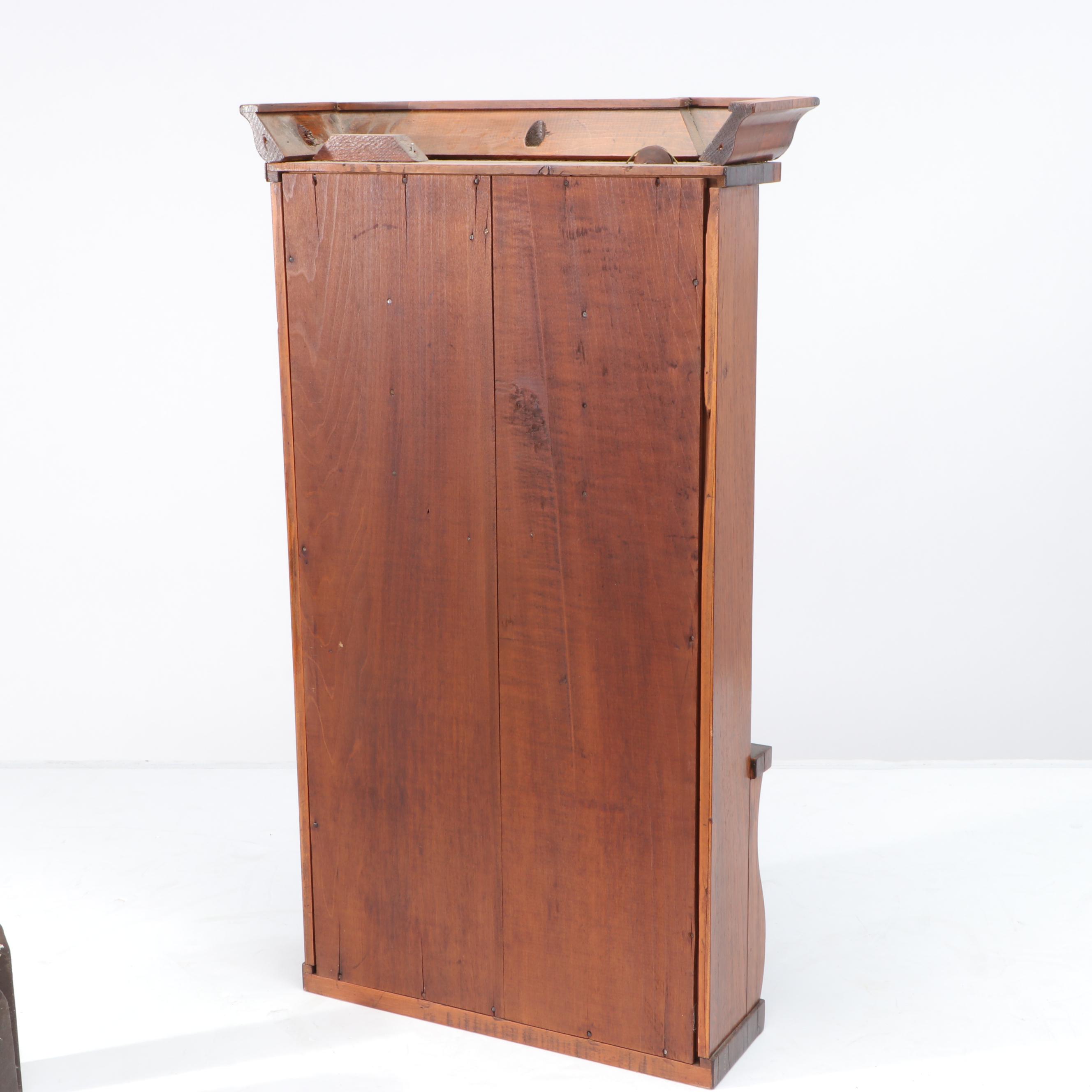 Seth Thomas 8 Day Pillar Mantel Clock with Reverse Glass Painting