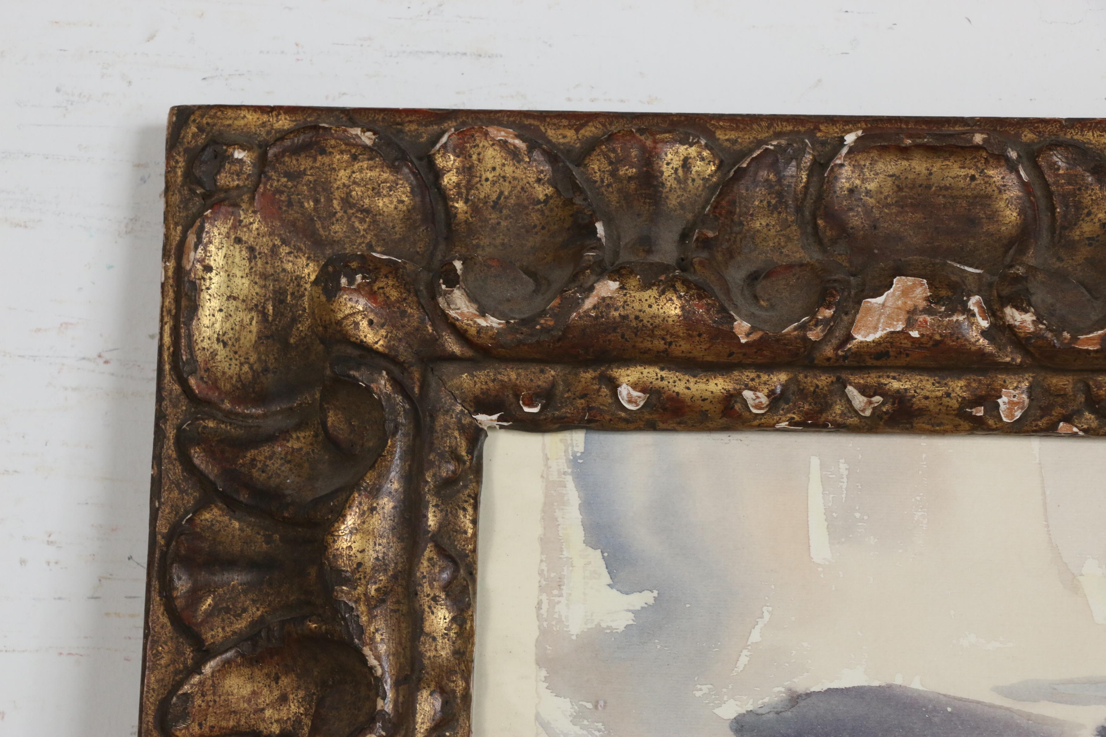 Watercolor Still Life with Bowls of Fruit, 20th Century