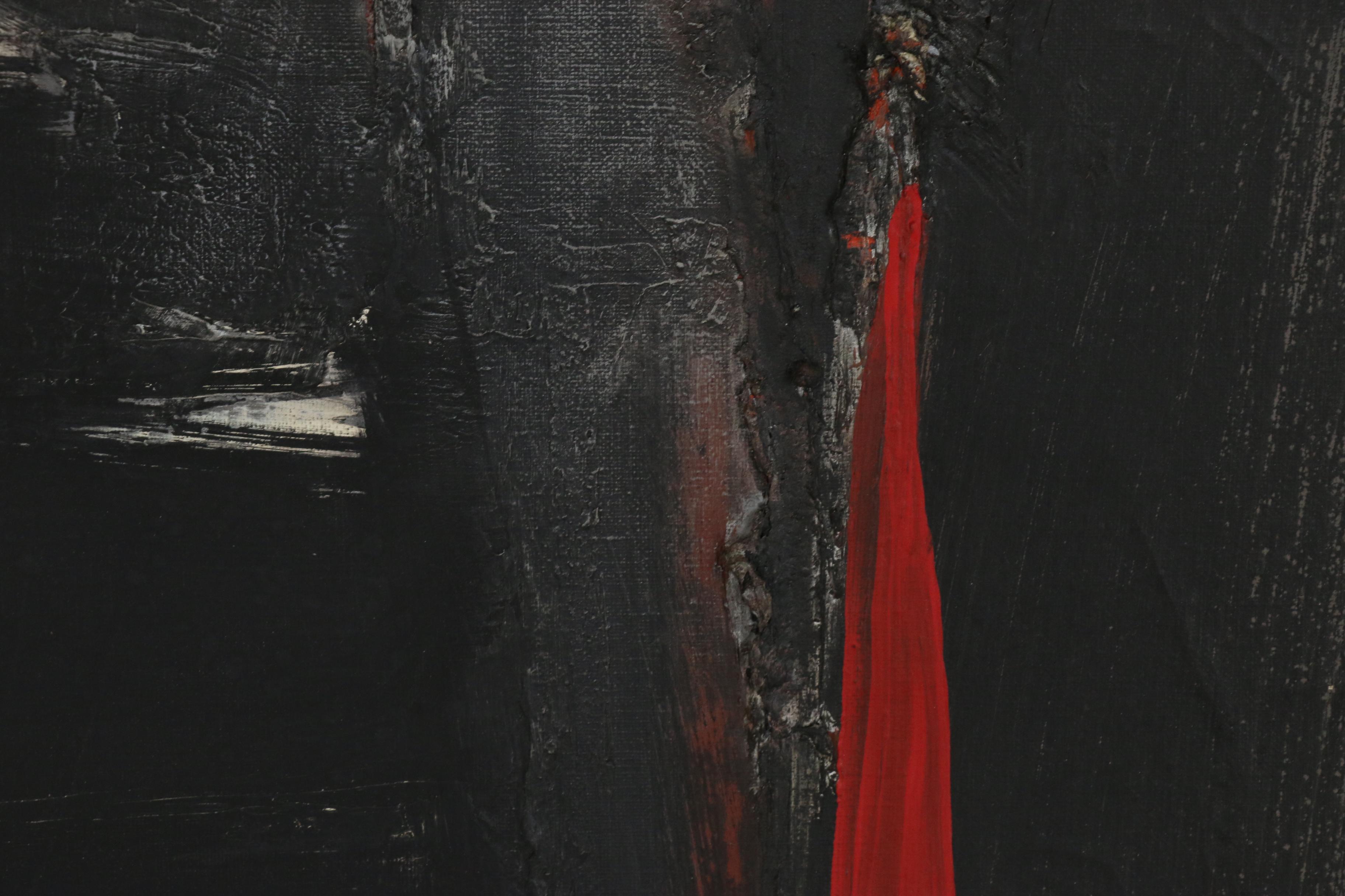 Fausto Bronchi Abstract Oil Painting "Il Torero", 1961