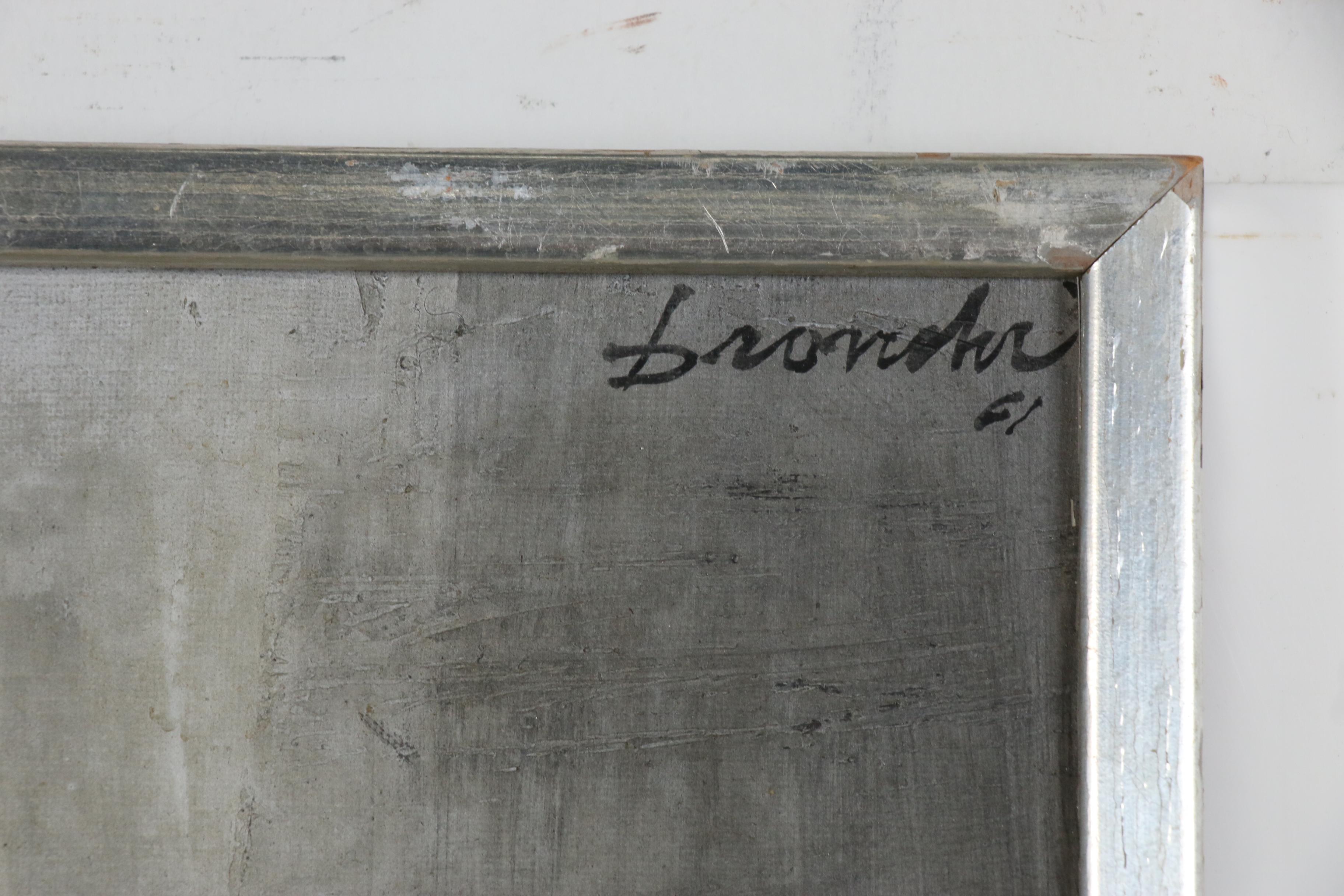 Fausto Bronchi Abstract Oil Painting "Il Torero", 1961