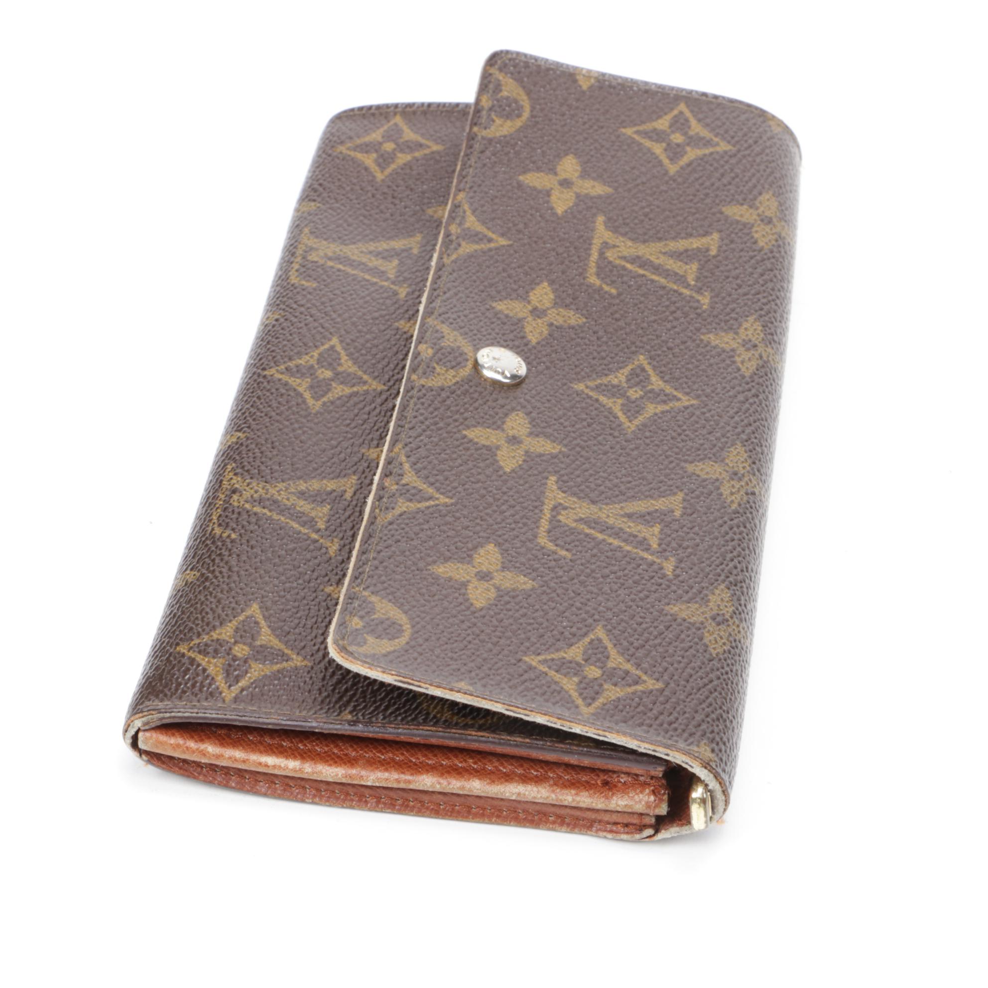 Louis Vuitton Monogram Canvas Sarah Wallet