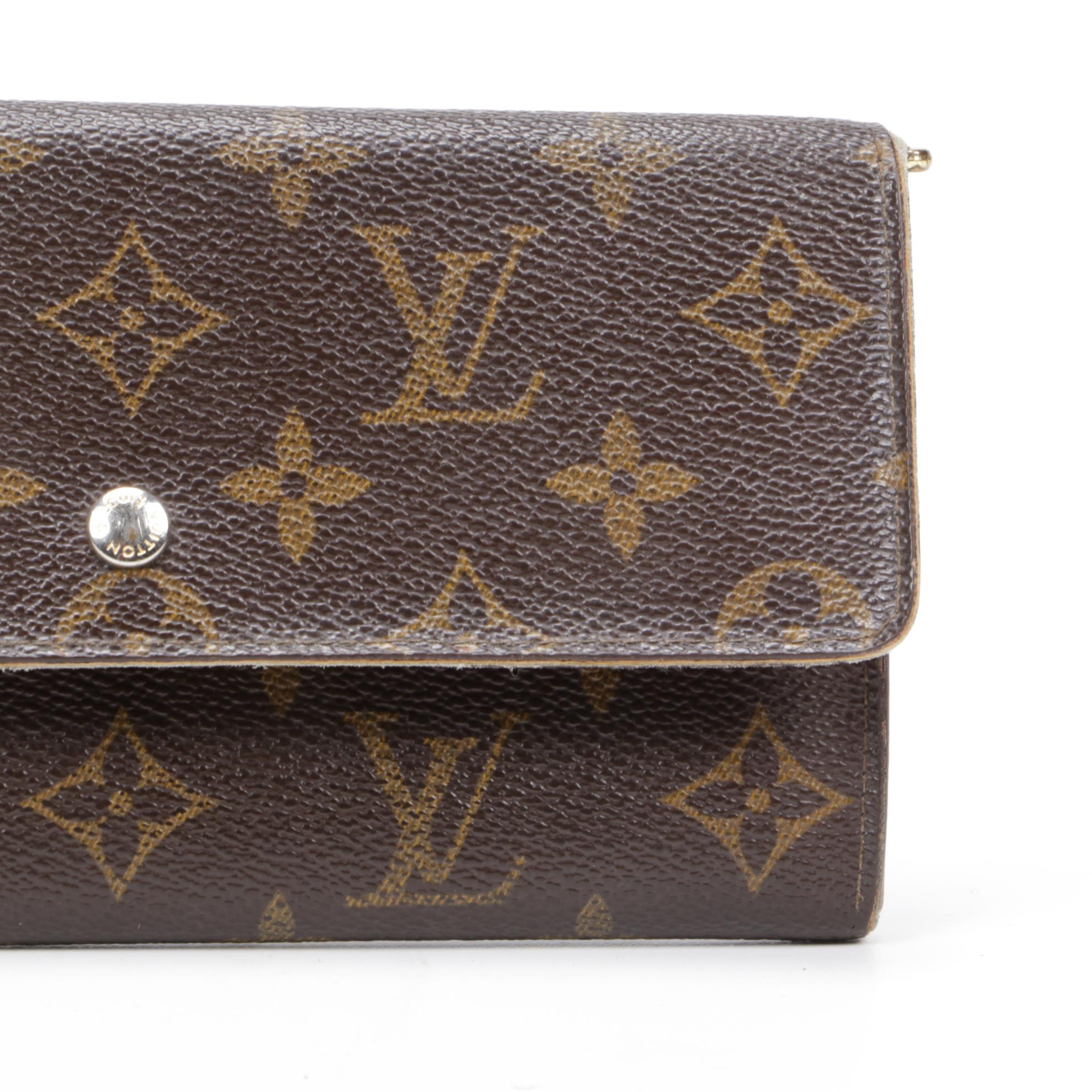 Louis Vuitton Monogram Canvas Sarah Wallet
