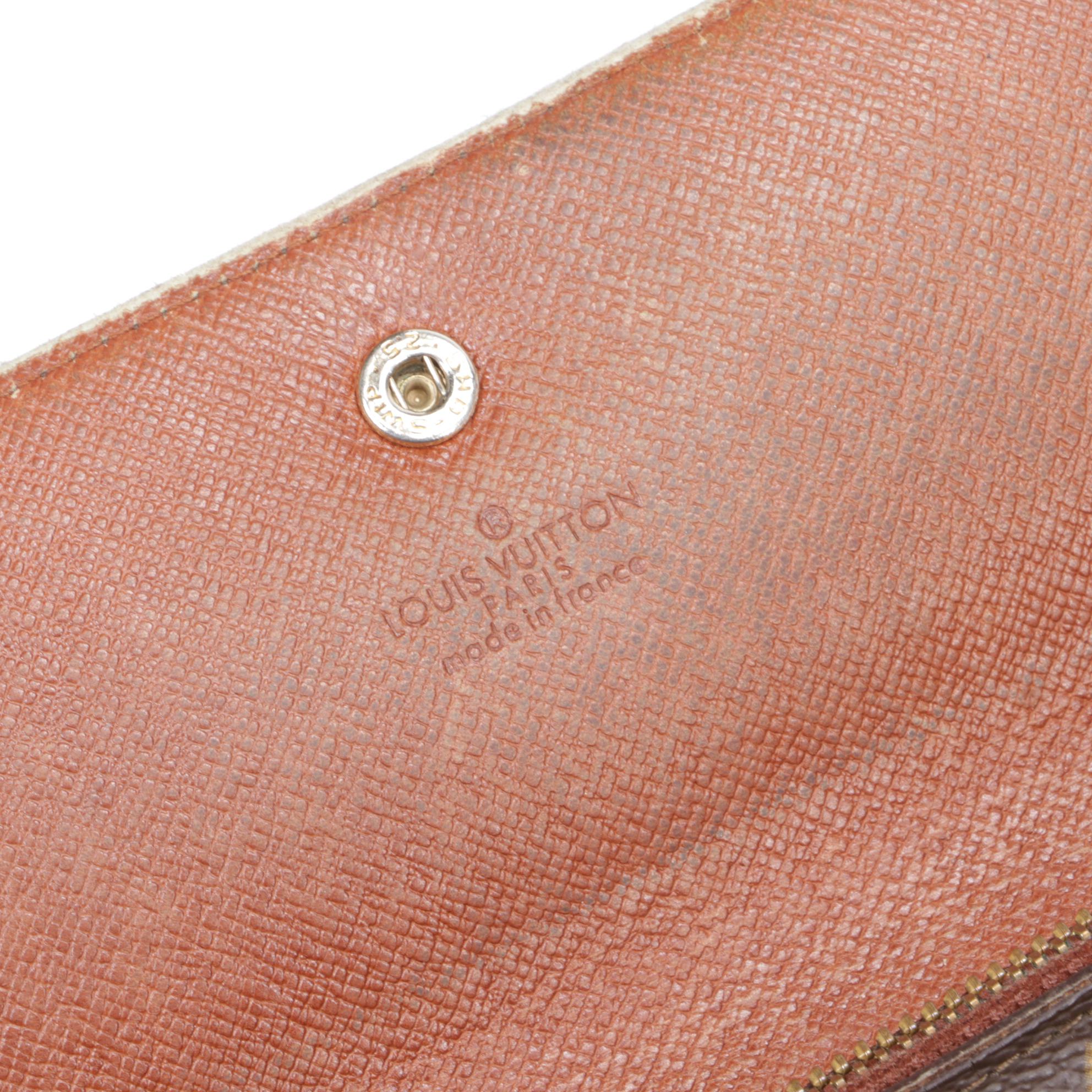 Louis Vuitton Monogram Canvas Sarah Wallet