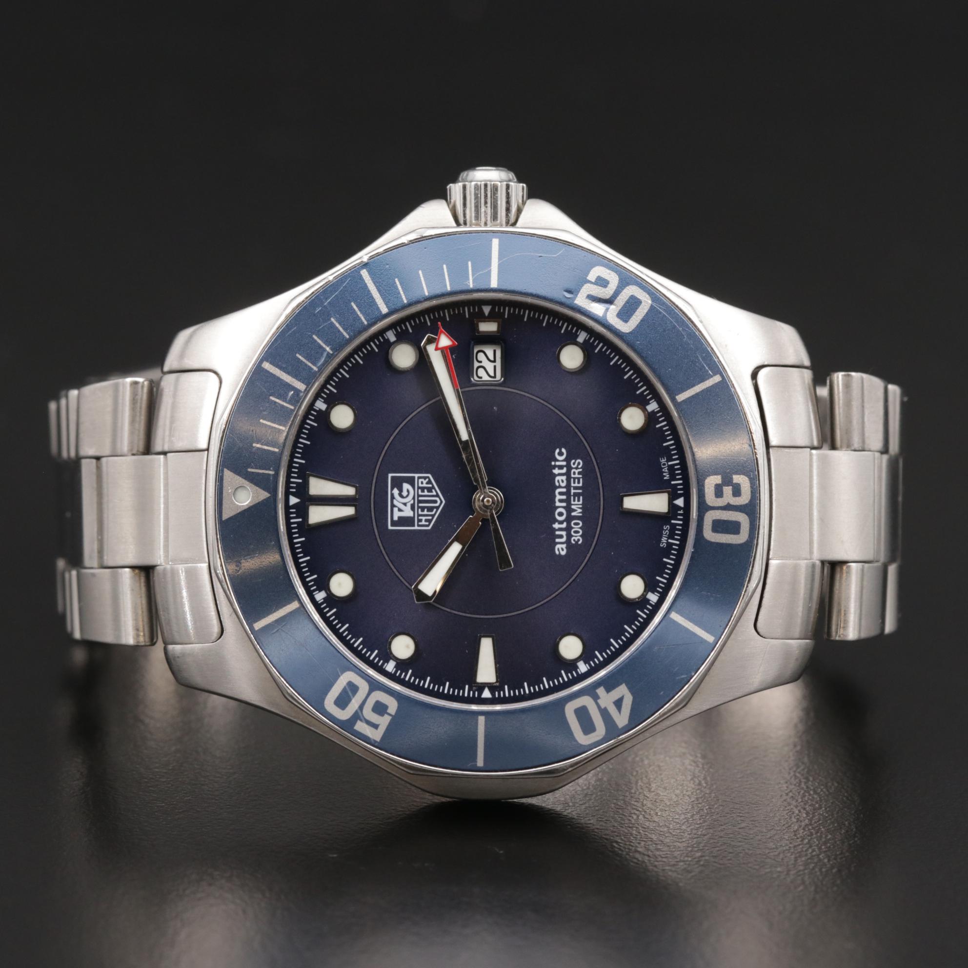 TAG Heuer Stainless Steel 300 Meter Automatic Watch