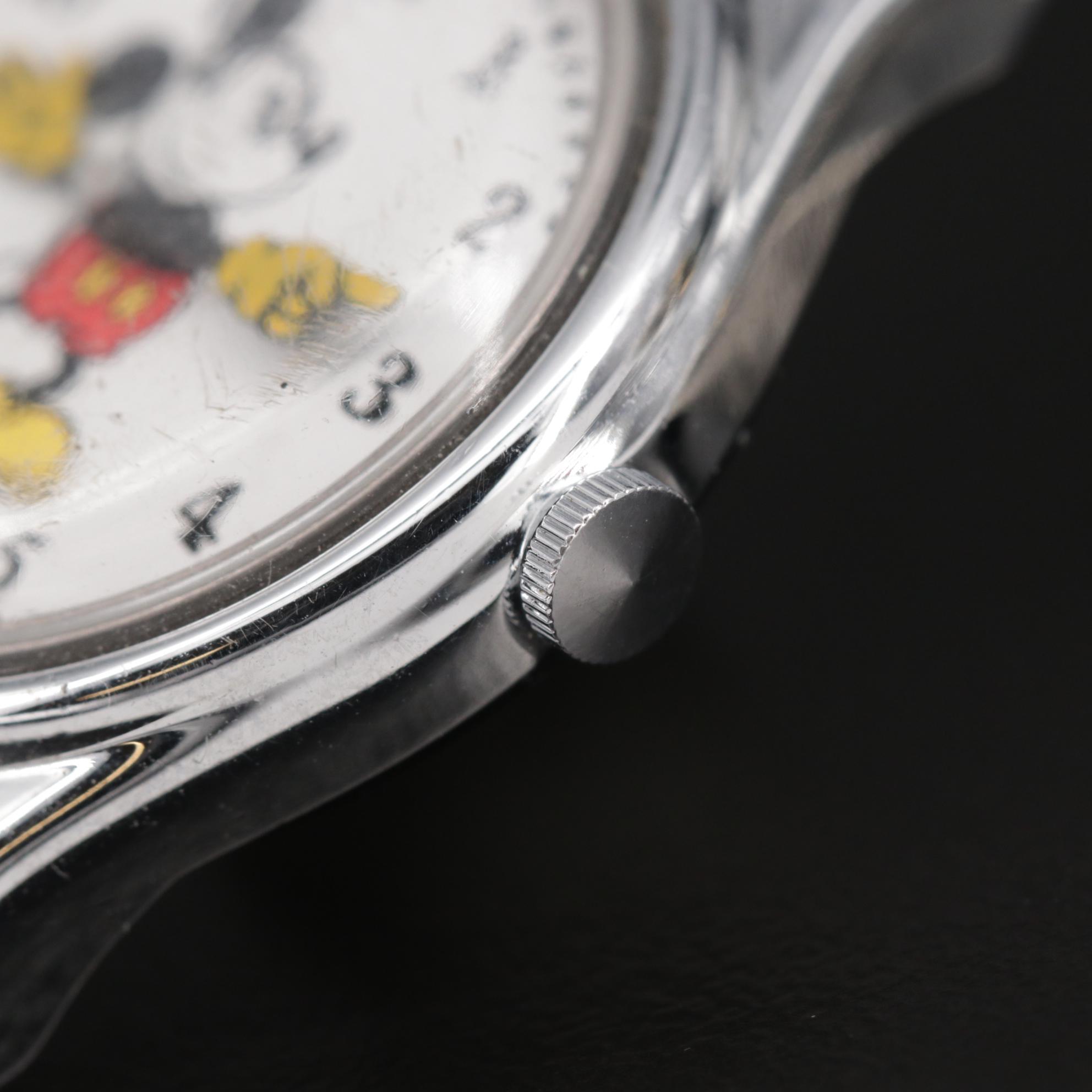 Wittnauer Diamond Dial Watch with Lorus Mickey Mouse and Raymond Weil Watch