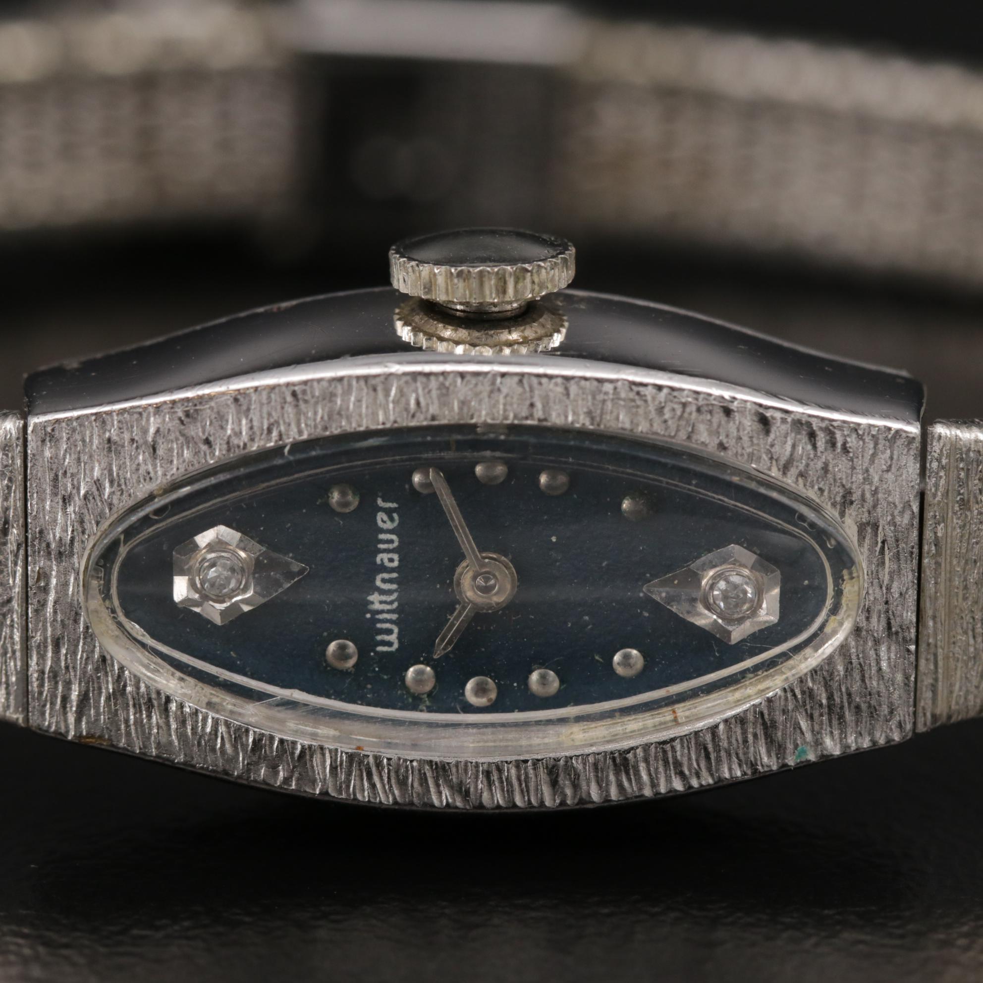 Wittnauer Diamond Dial Watch with Lorus Mickey Mouse and Raymond Weil Watch