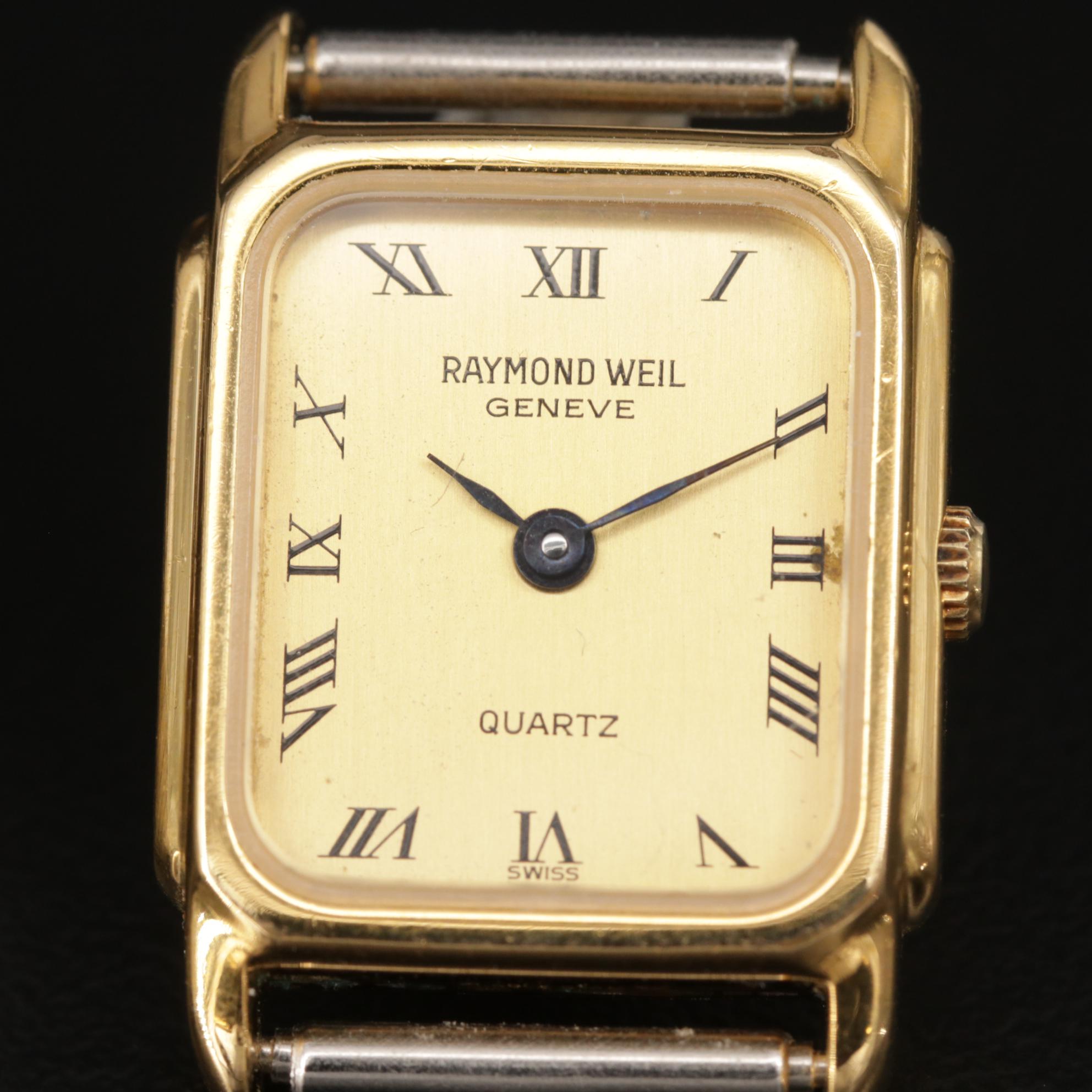 Wittnauer Diamond Dial Watch with Lorus Mickey Mouse and Raymond Weil Watch