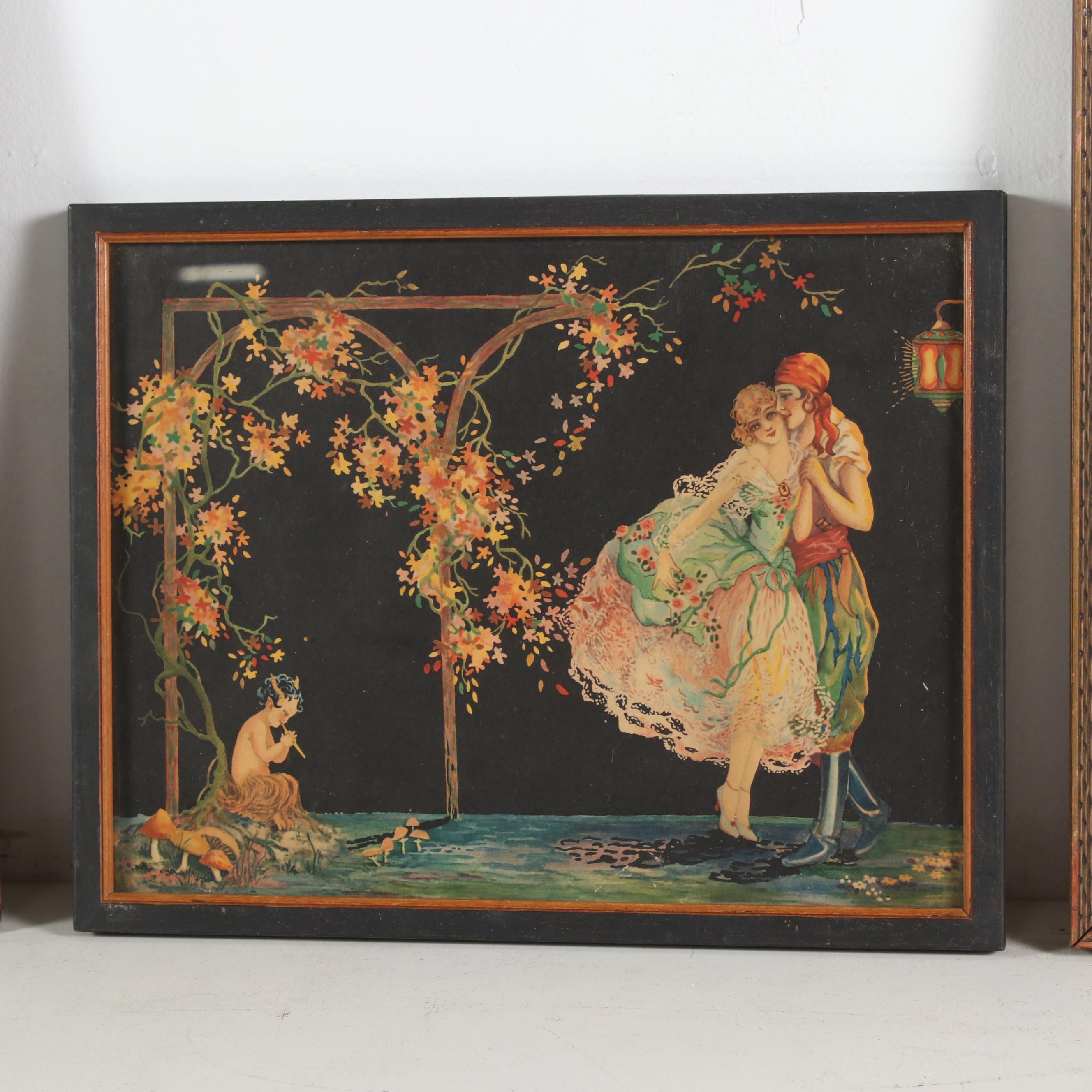 Fantastical and Whimsical Themed Halftone Prints, 1920s