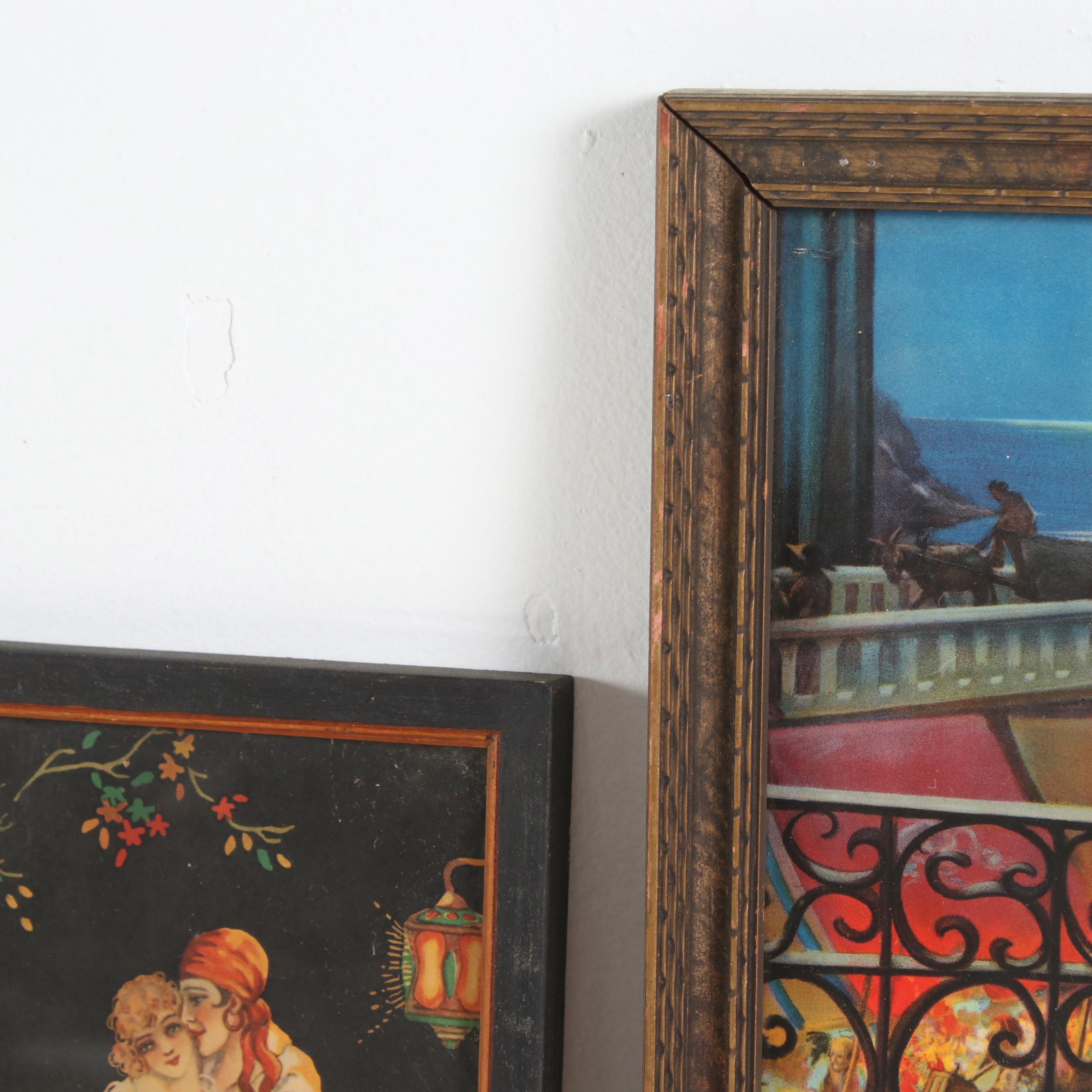 Fantastical and Whimsical Themed Halftone Prints, 1920s