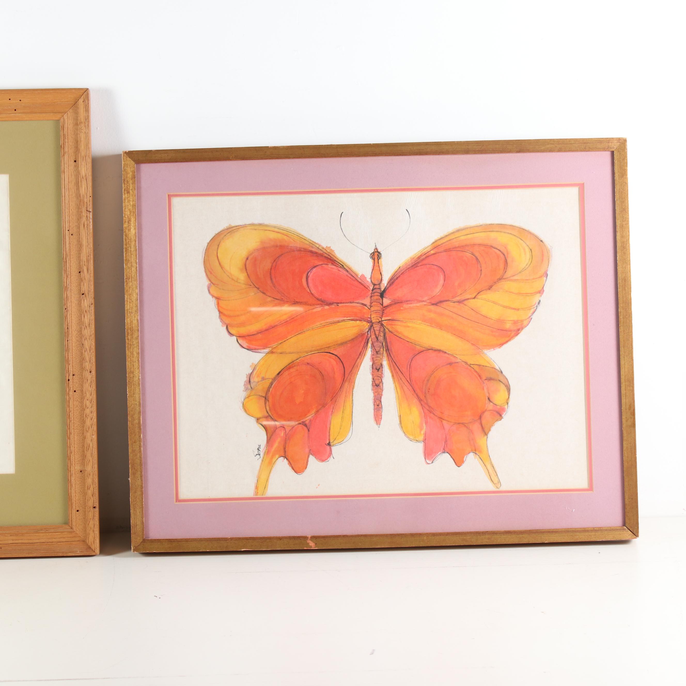 Watercolor Paintings of Insects