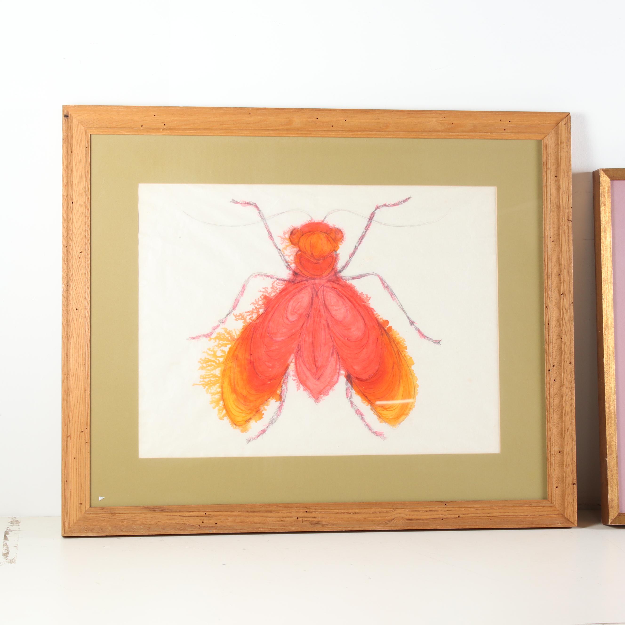 Watercolor Paintings of Insects