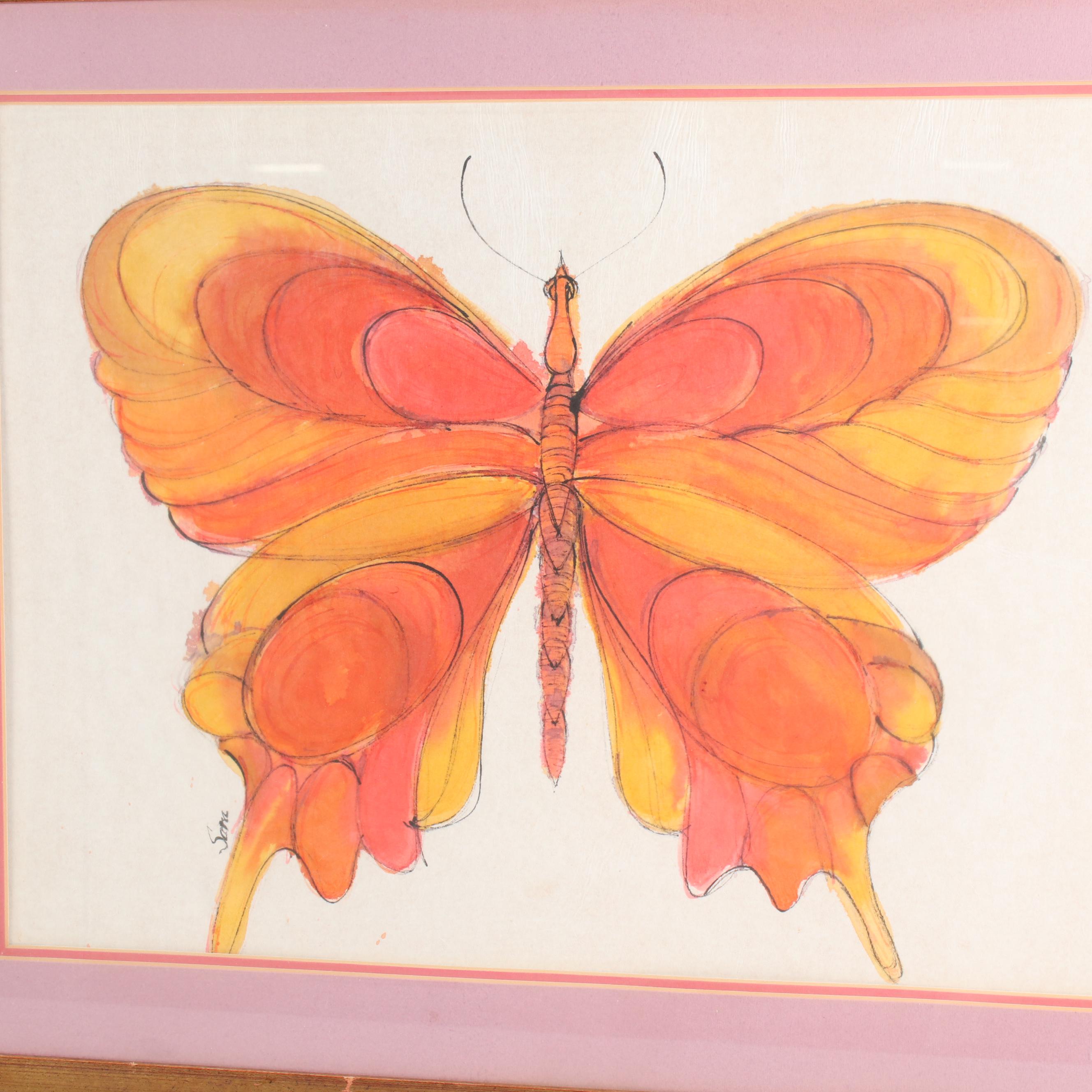 Watercolor Paintings of Insects