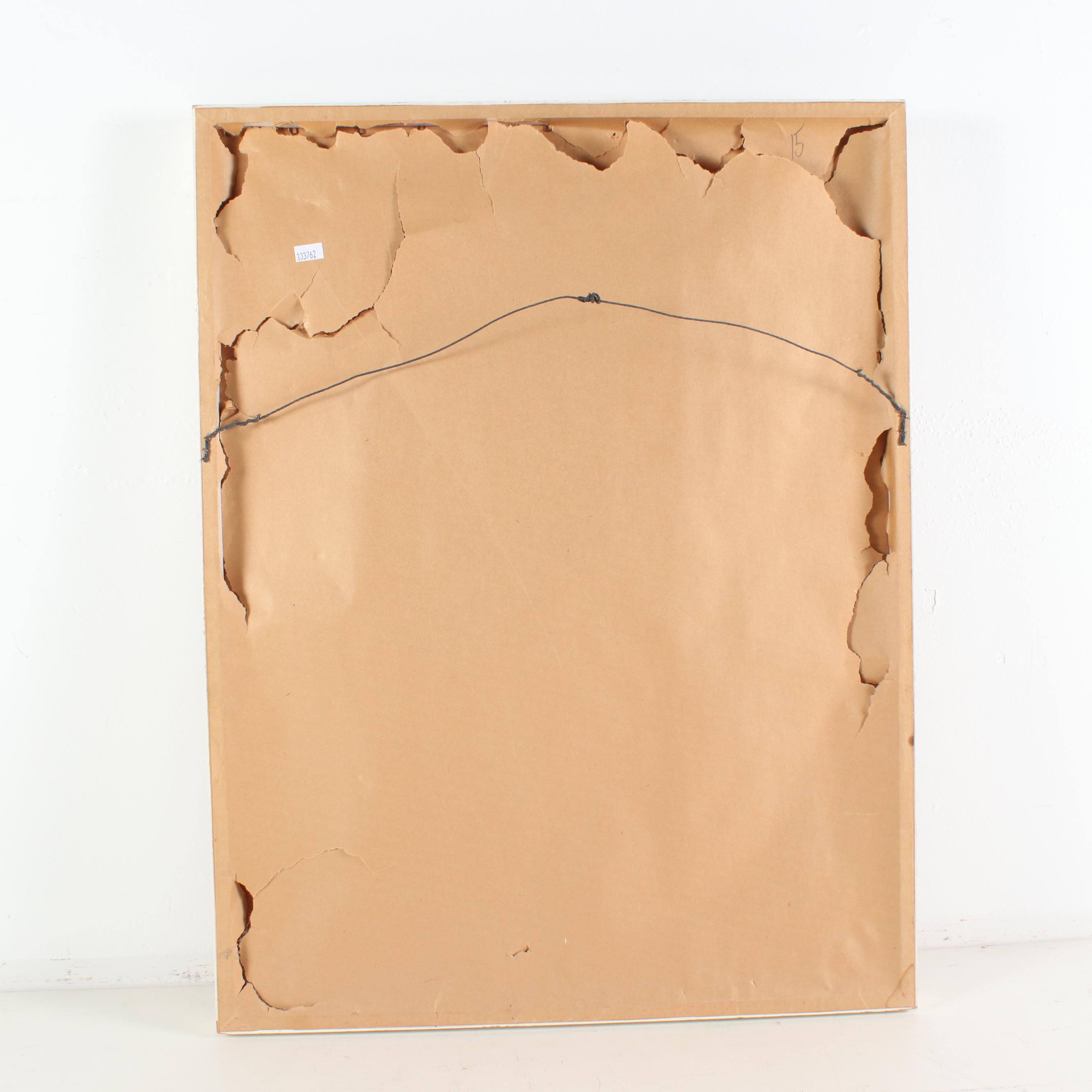 Sami Briss Lithograph of Red Horse