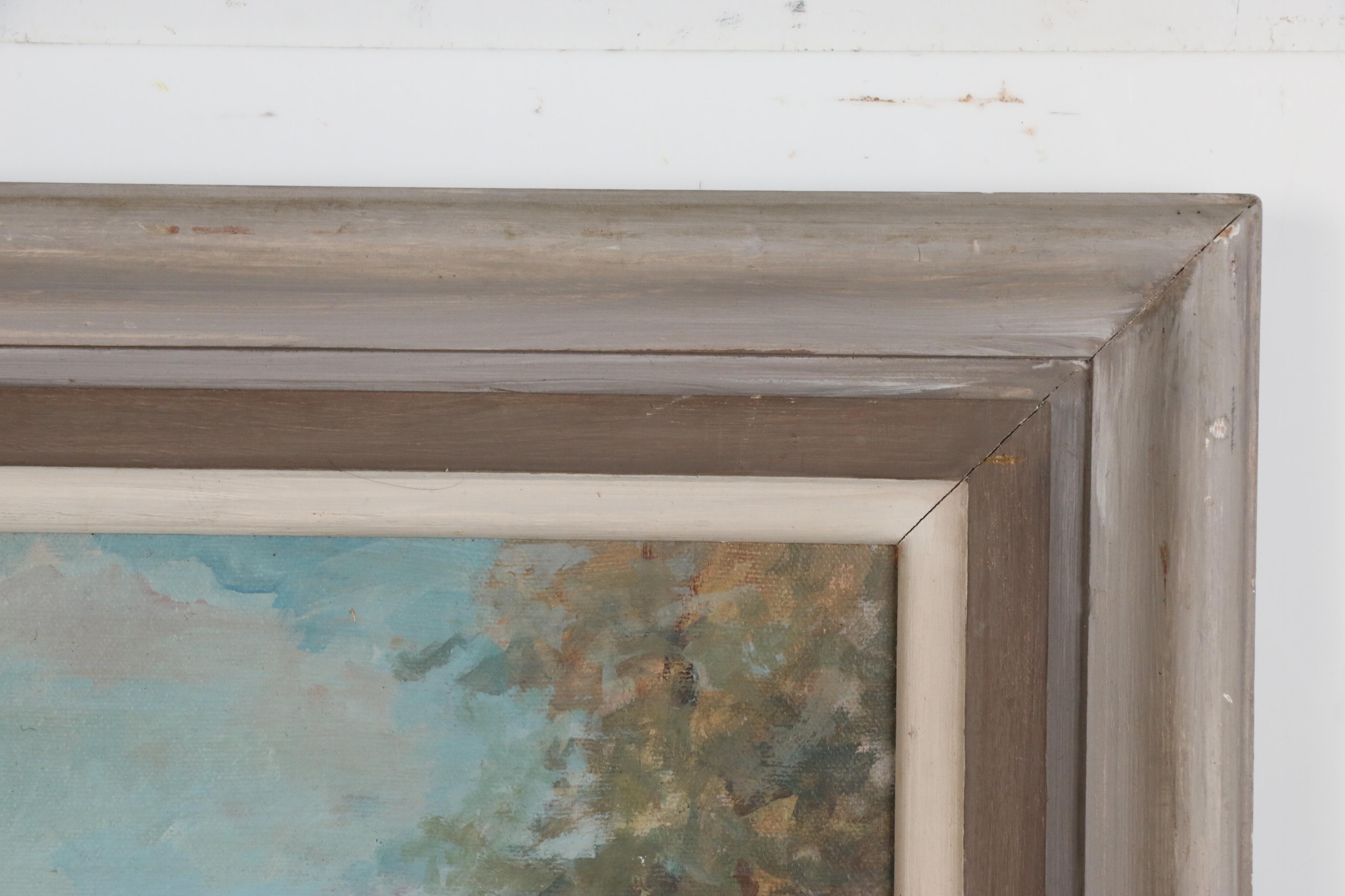 Beverly Bauer Landscape Oil Painting, Mid 20th Century