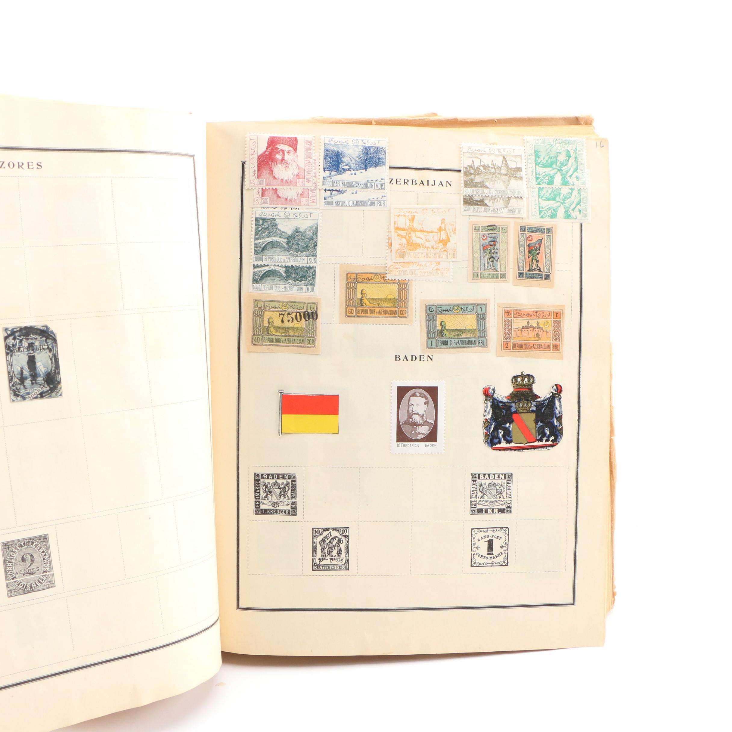 Vintage  International "The Modern Postage Stamp Album" from Scott Publishing
