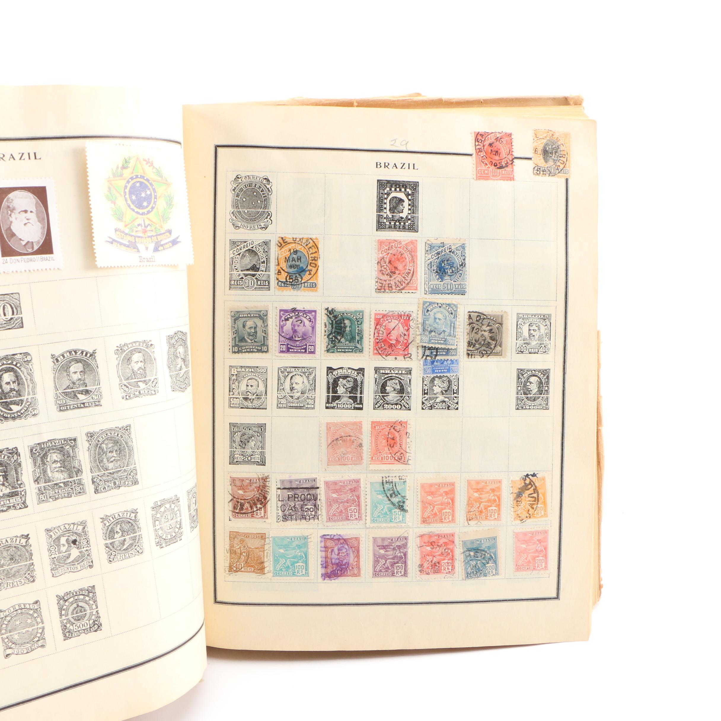 Vintage  International "The Modern Postage Stamp Album" from Scott Publishing