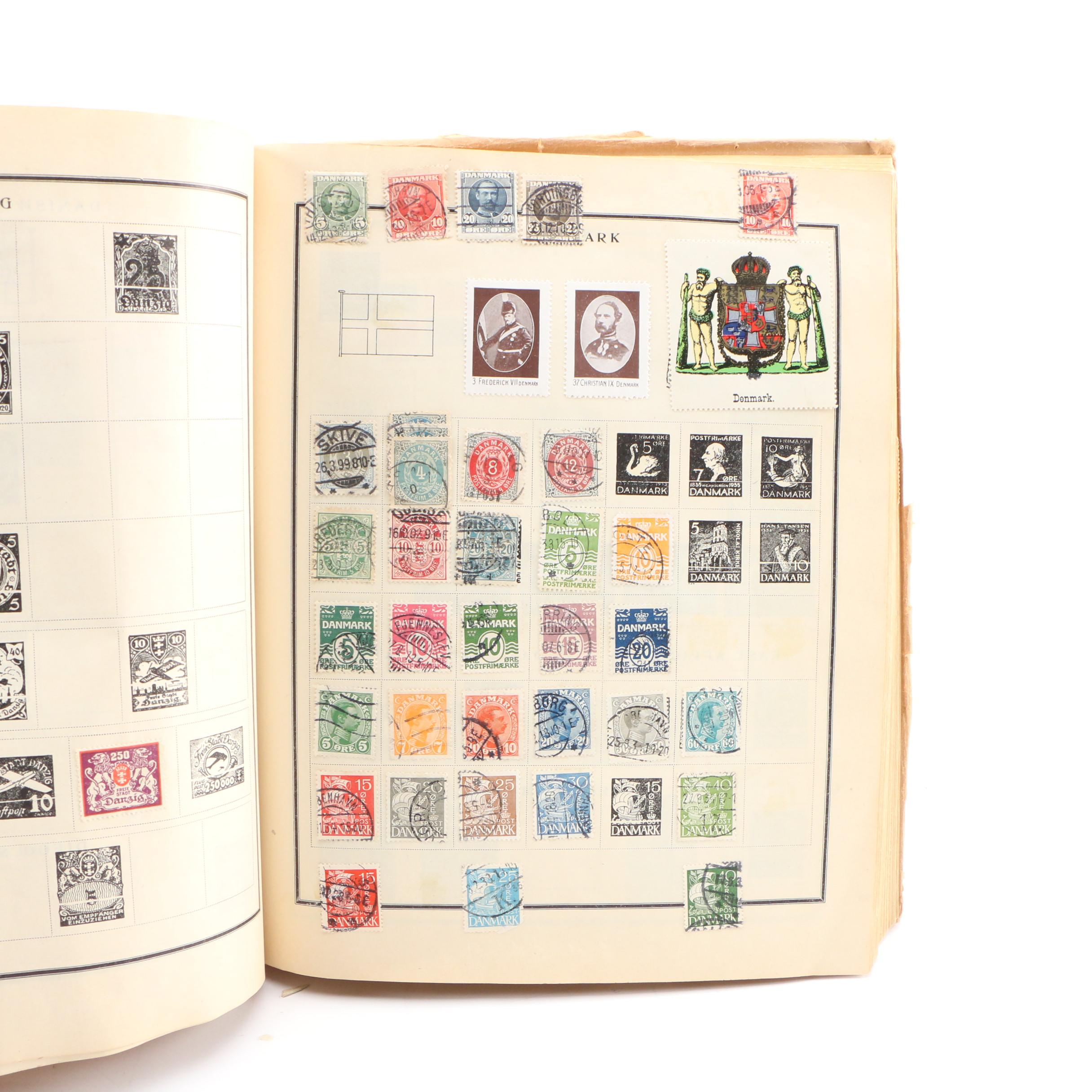 Vintage  International "The Modern Postage Stamp Album" from Scott Publishing