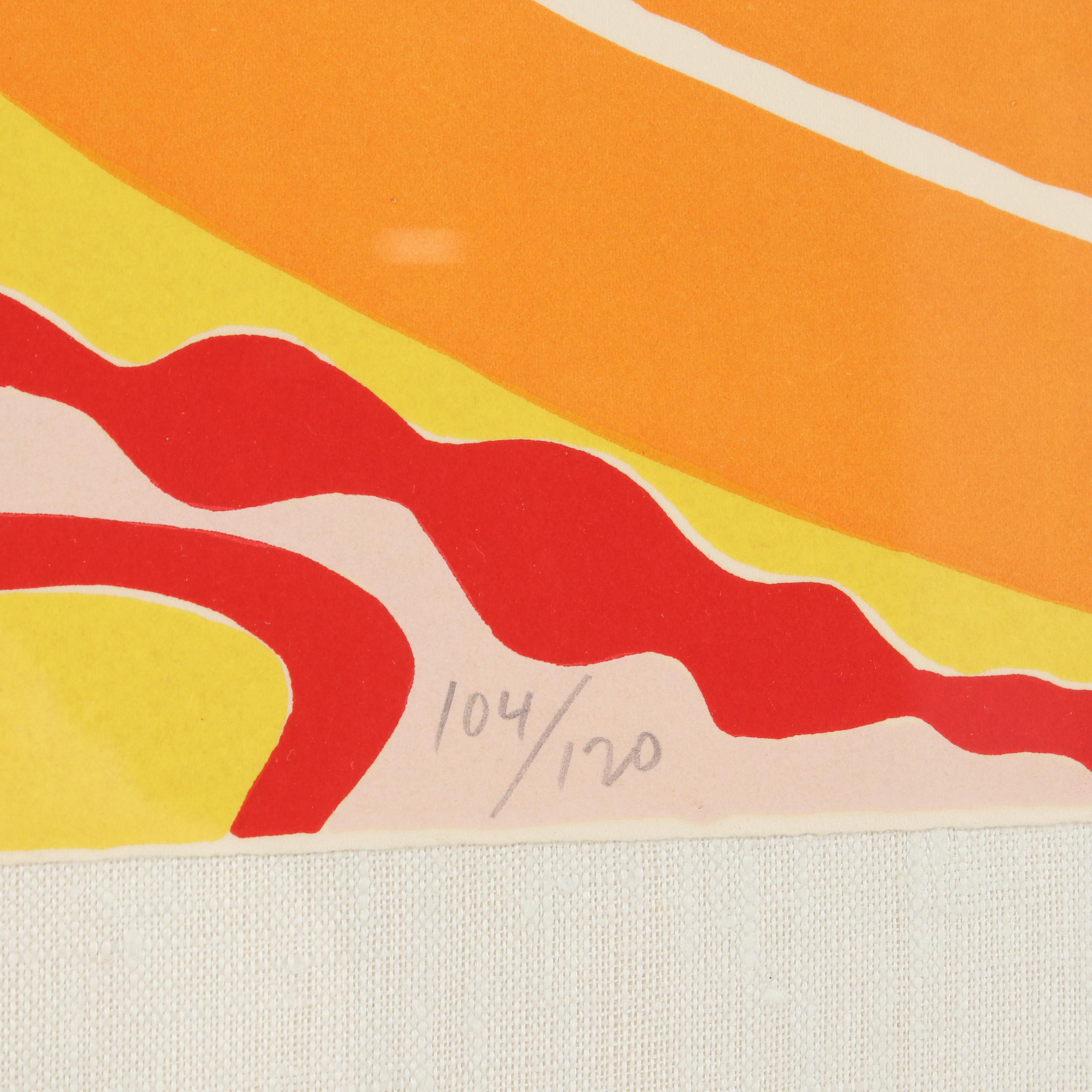 Knox Martin Abstract Lithograph