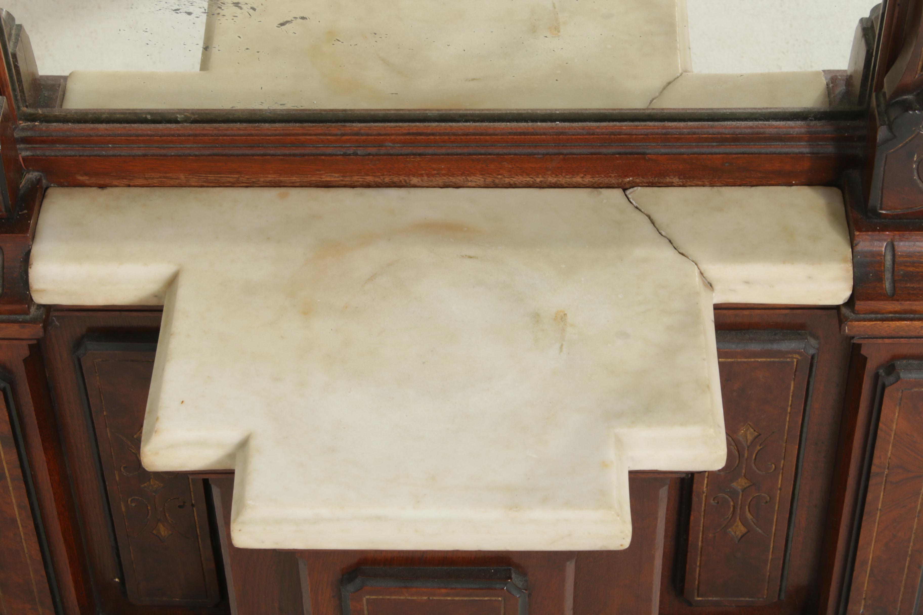 Late Victorian Eastlake Style Pier Mirror, Late 19th Century