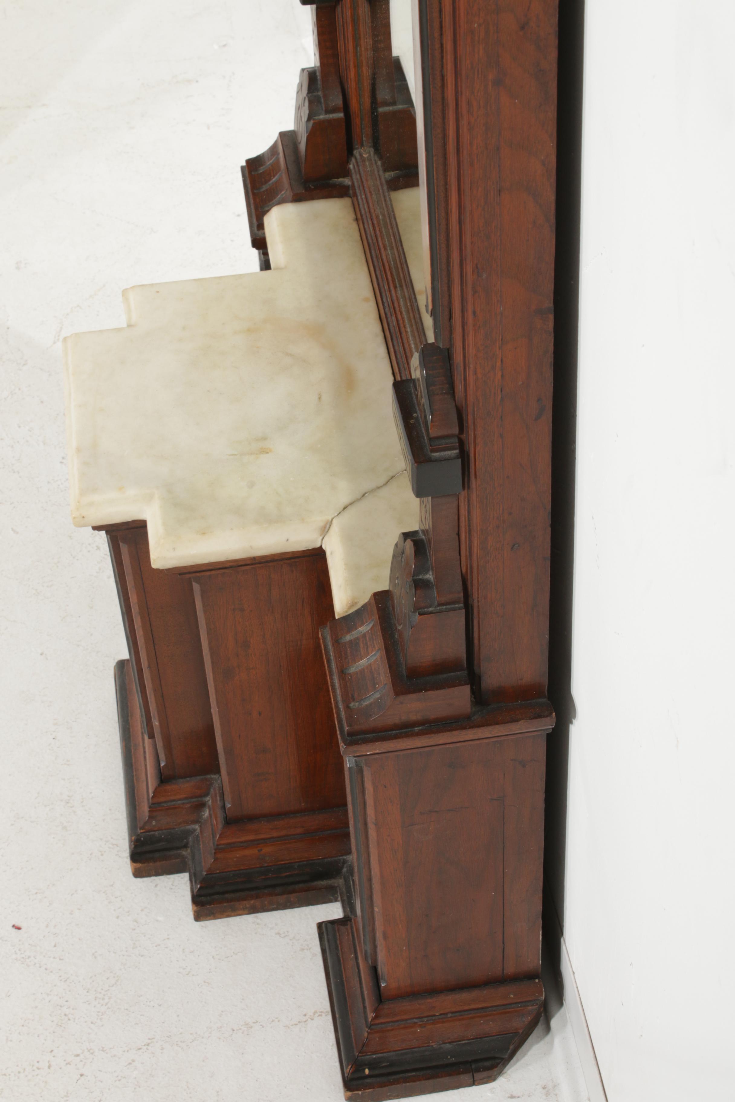 Late Victorian Eastlake Style Pier Mirror, Late 19th Century