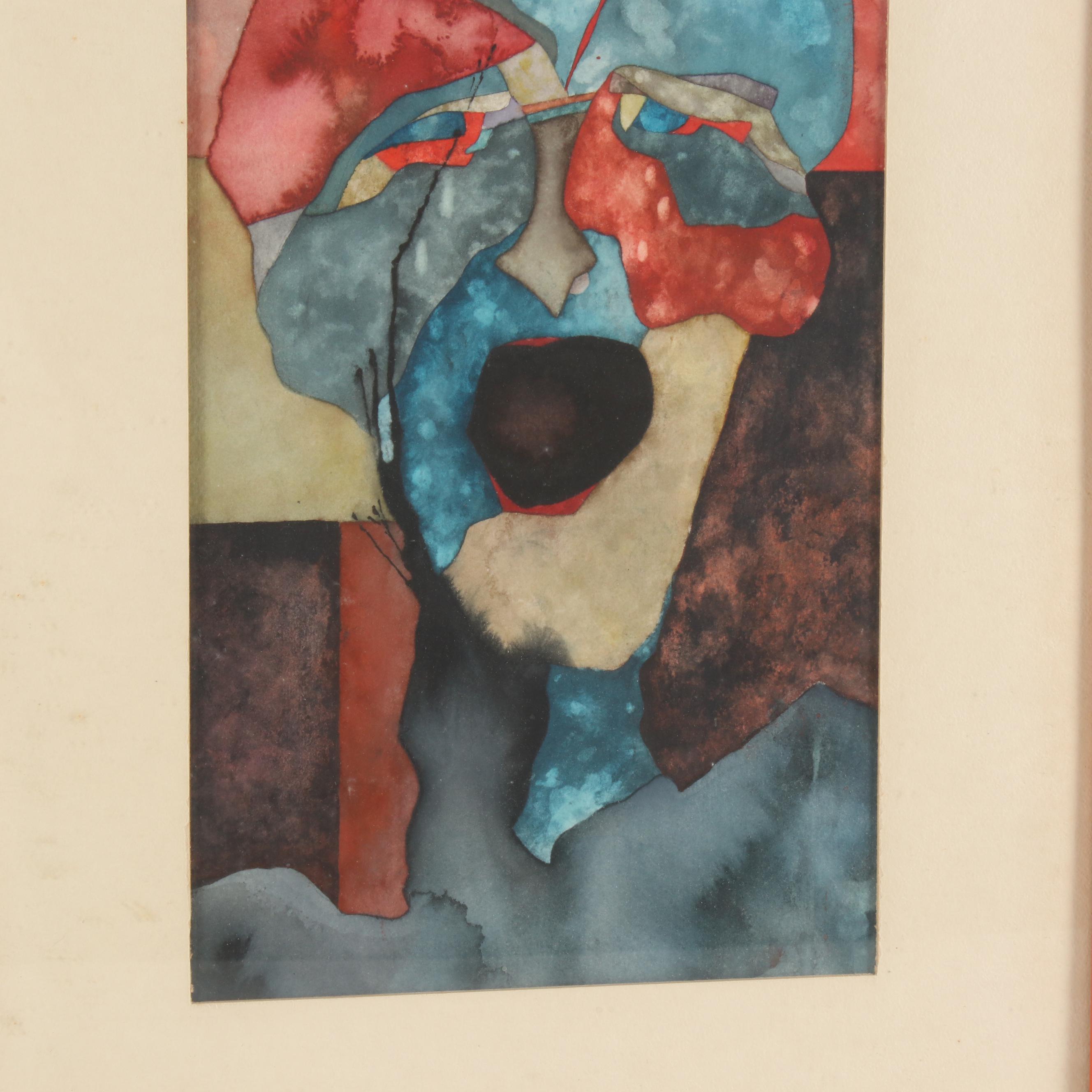 Watercolor Painting "The Death of Imagination"