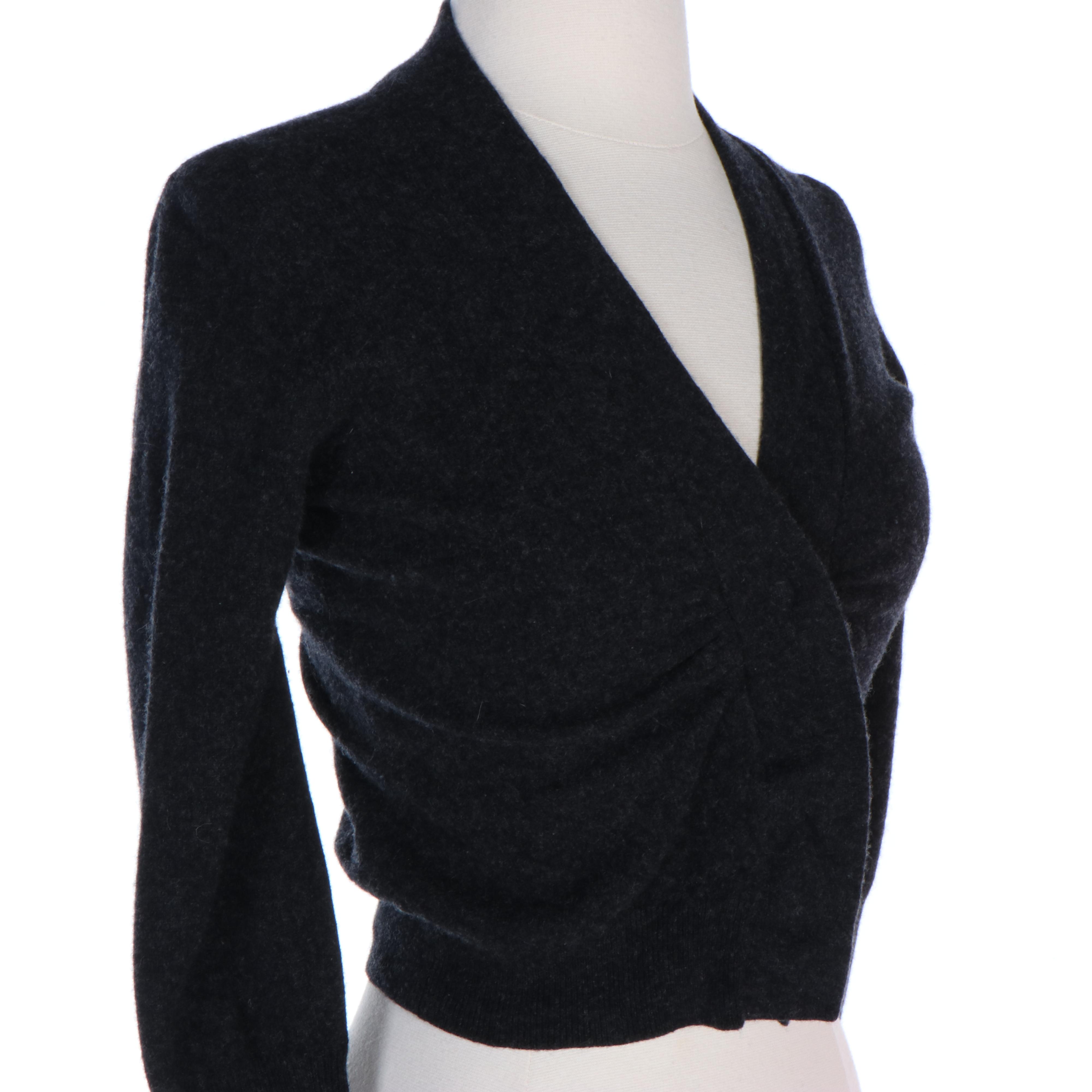 Rivamonti Wool/Silk Blend Cardigan and Tory Burch Silk Sleeveless Blouse