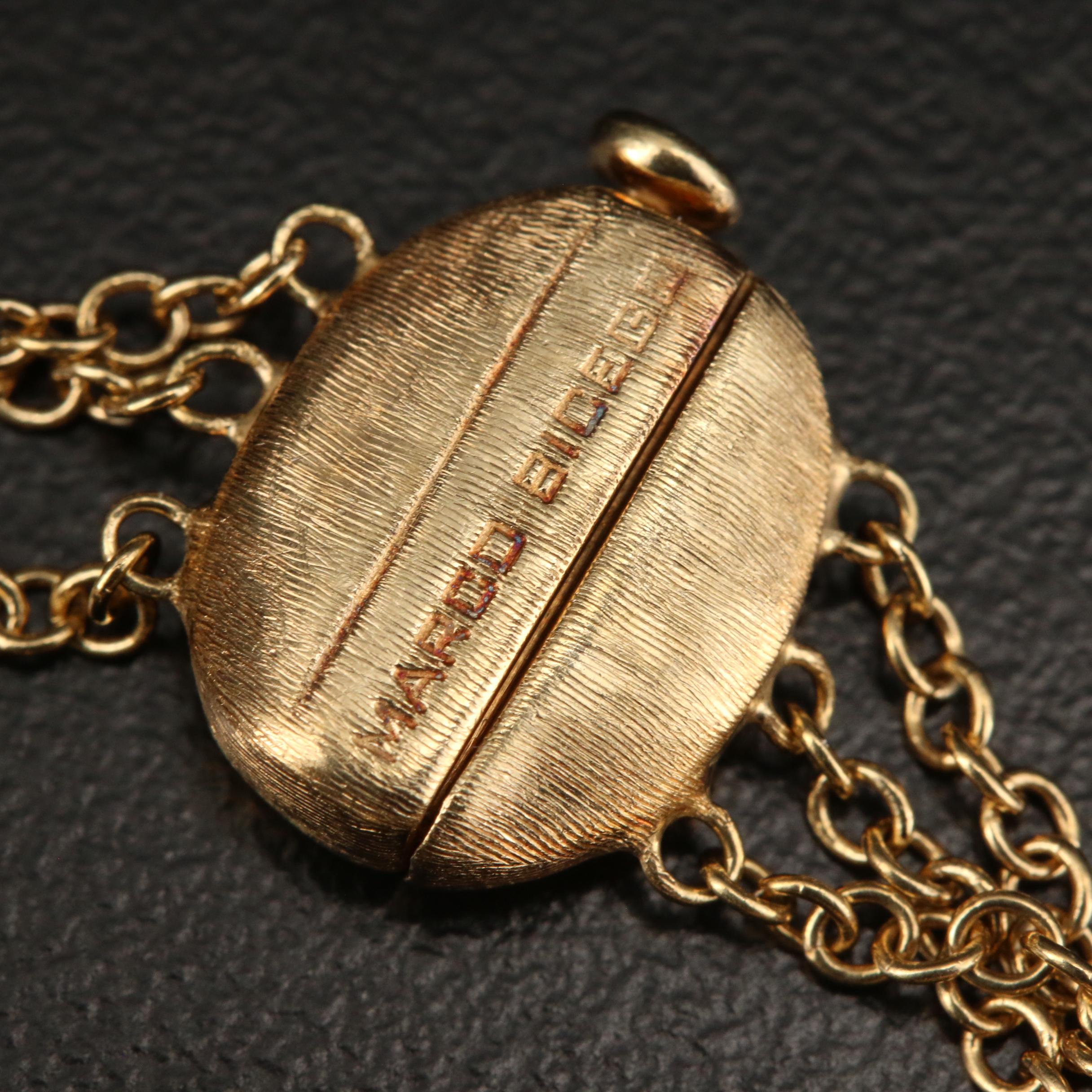 Marco Bicego 18K Yellow Gold Multi-Strand Florentine Bead Bracelet