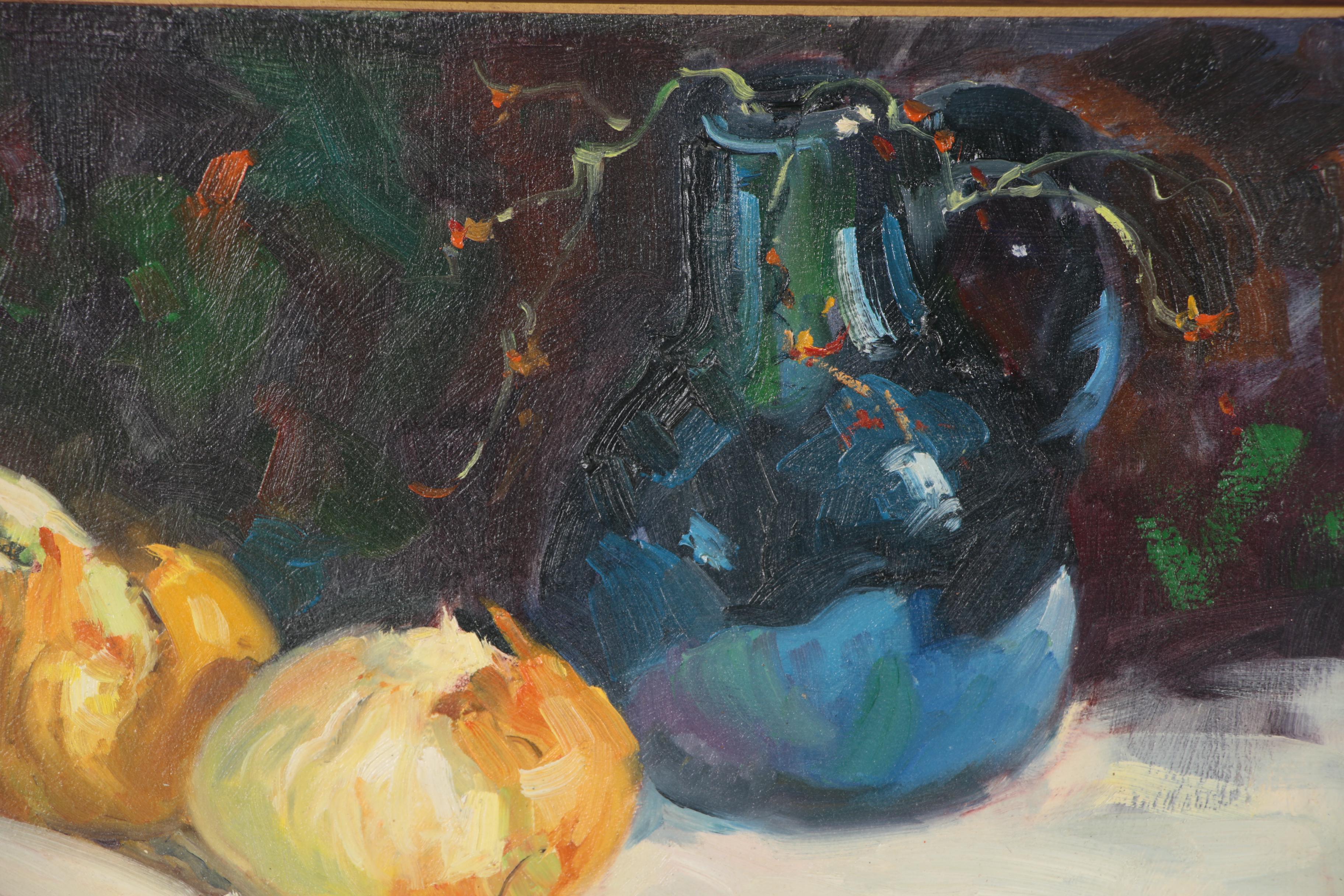 Frank E. Zuccarelli Still Life Oil Painting