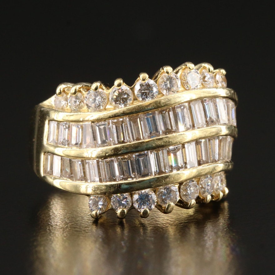 18K Gold 3.00 CTW Diamond Ring