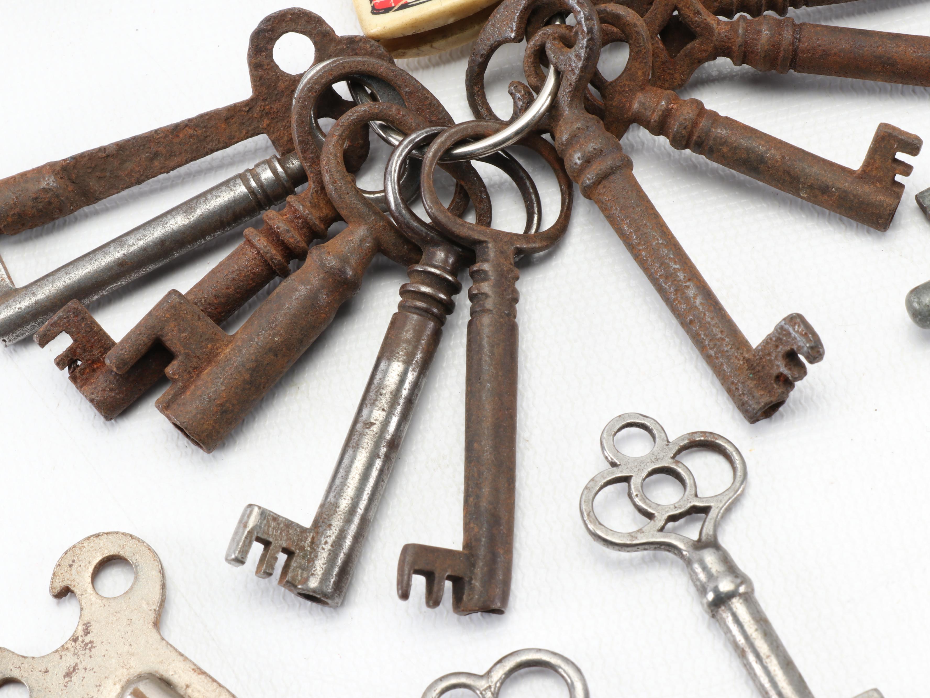 Skeleton and Industrial Keys Including Mosler Lock Co. Cincinnati, Ohio