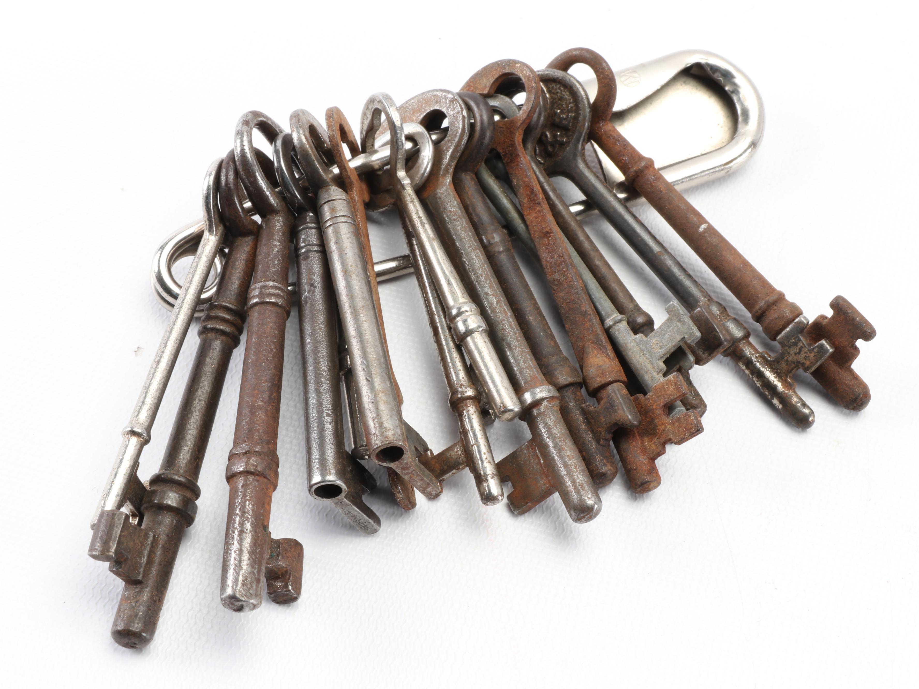 Skeleton and Industrial Keys Including Mosler Lock Co. Cincinnati, Ohio