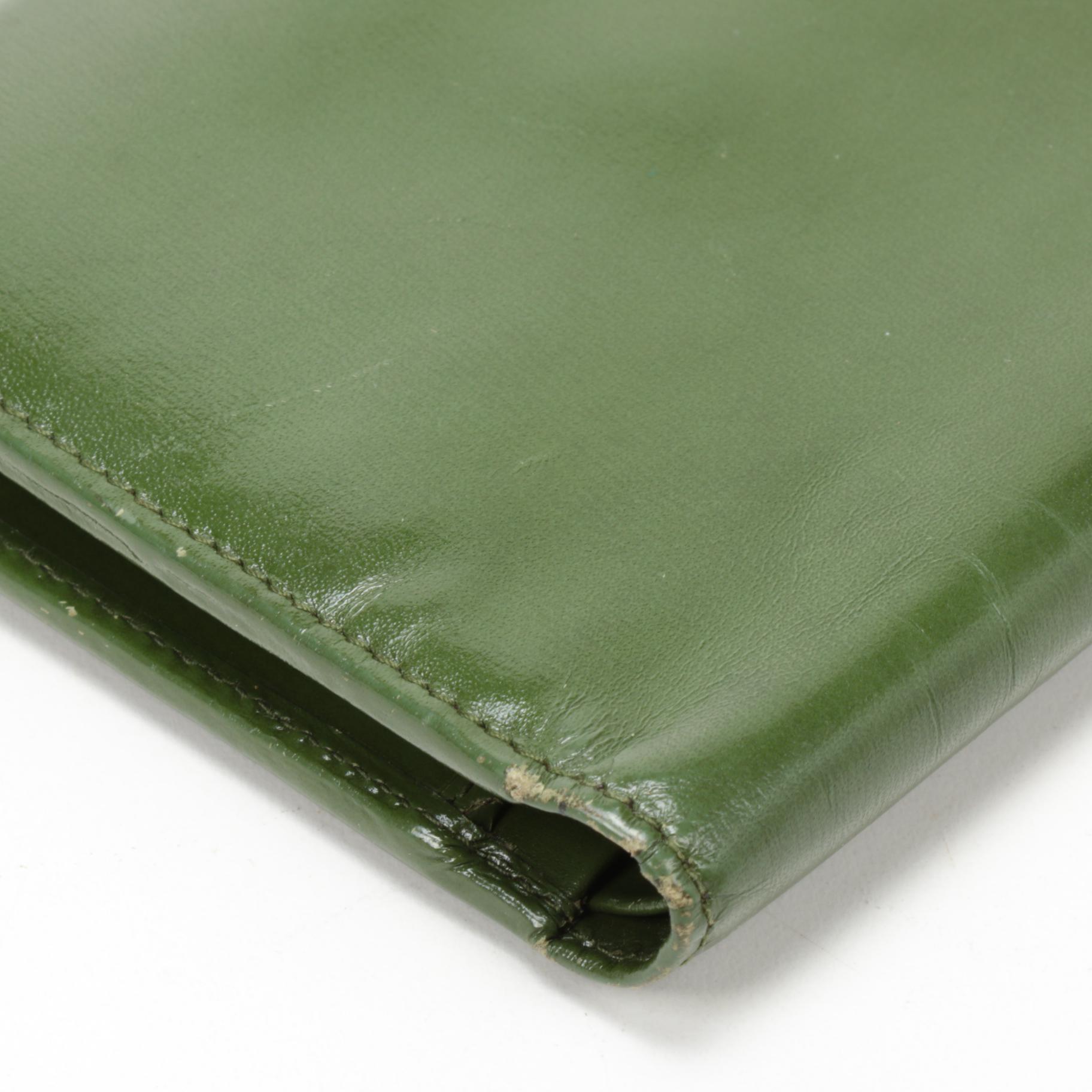 Gucci Green Leather Bifold Wallet