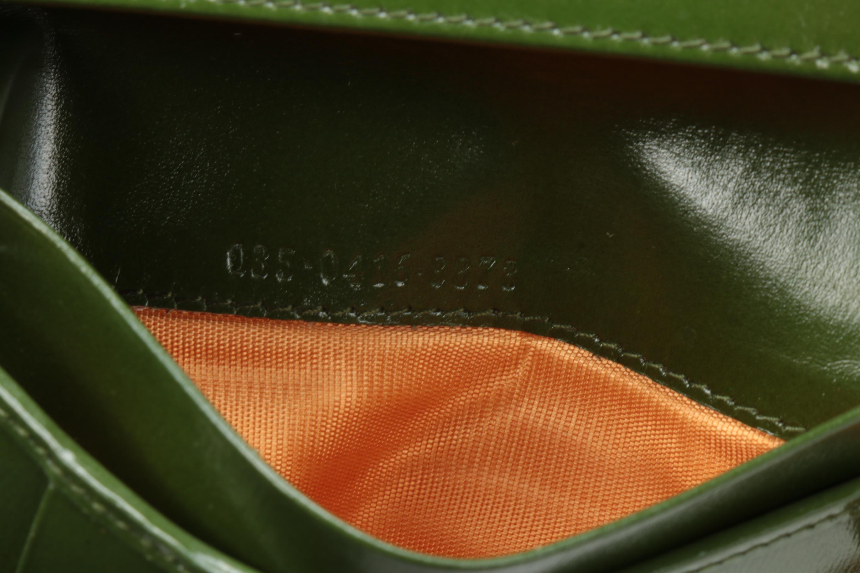 Gucci Green Leather Bifold Wallet