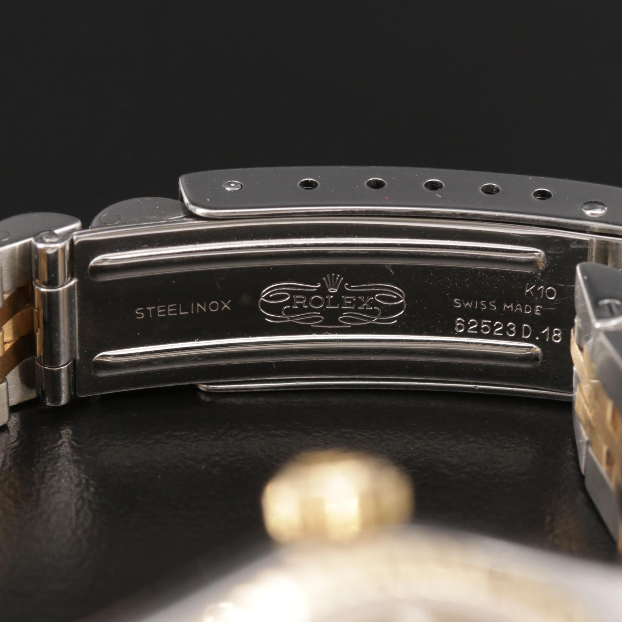 Rolex Datejust 18K Gold and Stainless Steel Automatic Watch