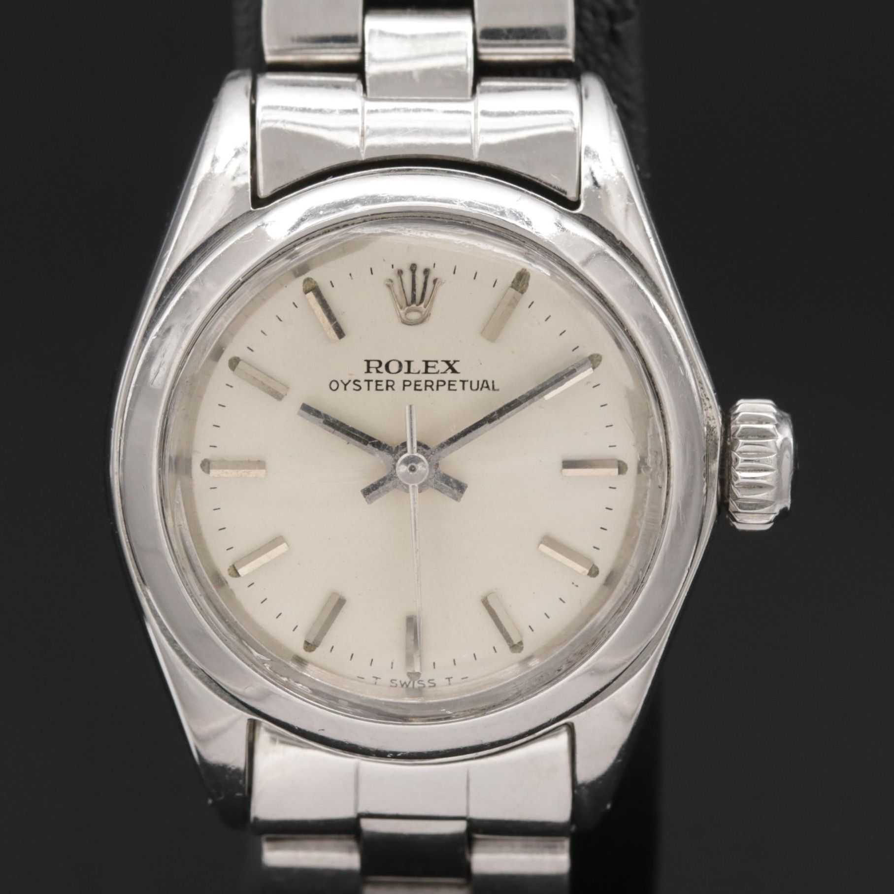 Rolex Oyster Perpetual Stainless Steel Automatic Watch, Vintage