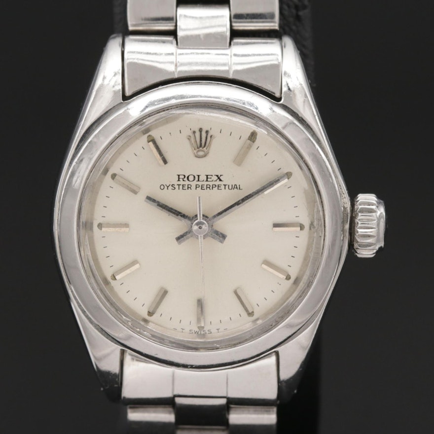 Rolex Oyster Perpetual Stainless Steel Automatic Wristwatch, Vintage