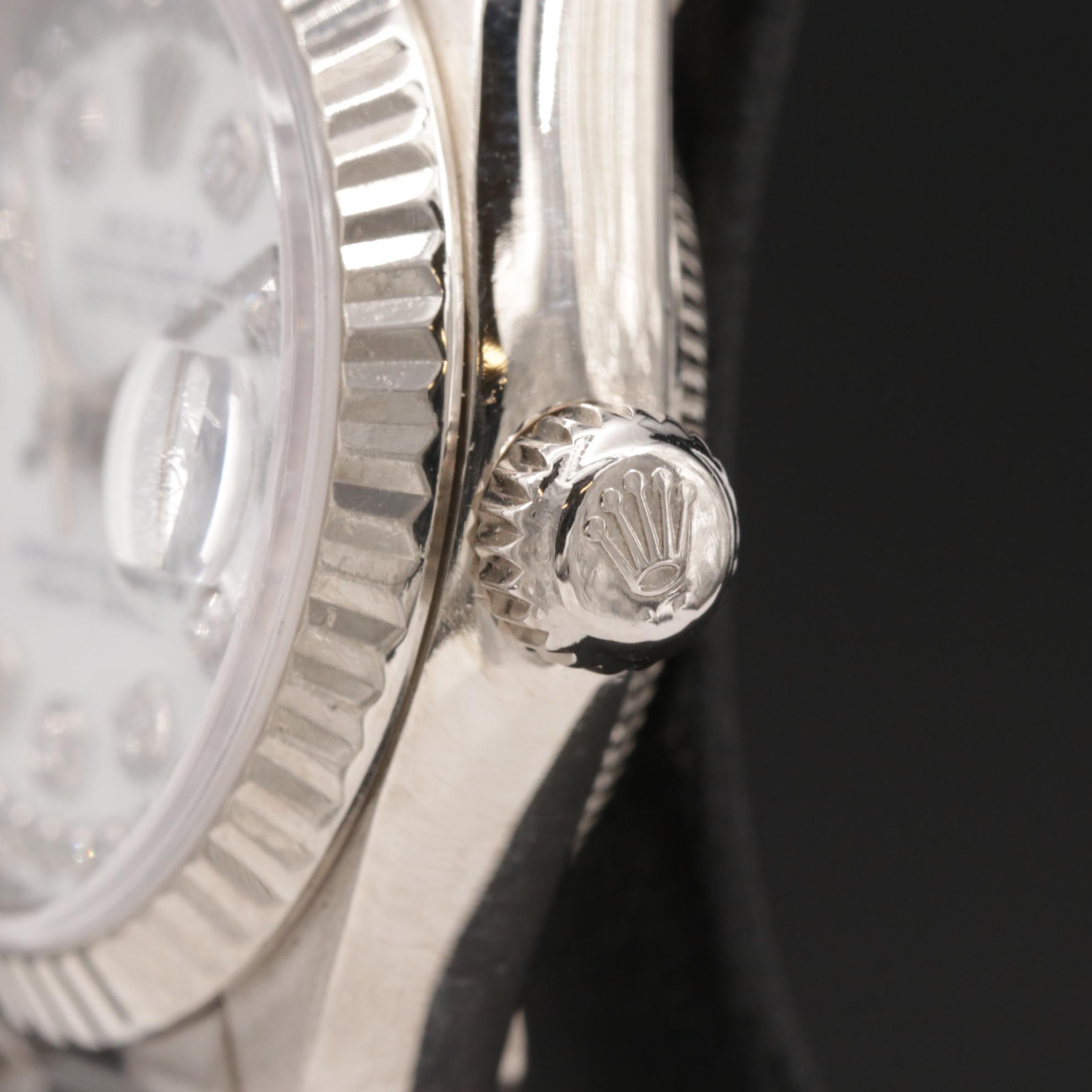 2000 Rolex Model 79179 18K Gold and Diamond Dial Automatic Watch