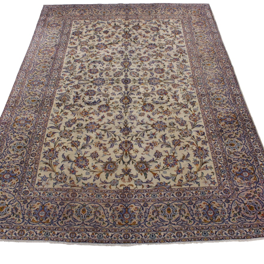 8'1 x 11'9 Hand-Knotted Persian Nain Room Sized Rug