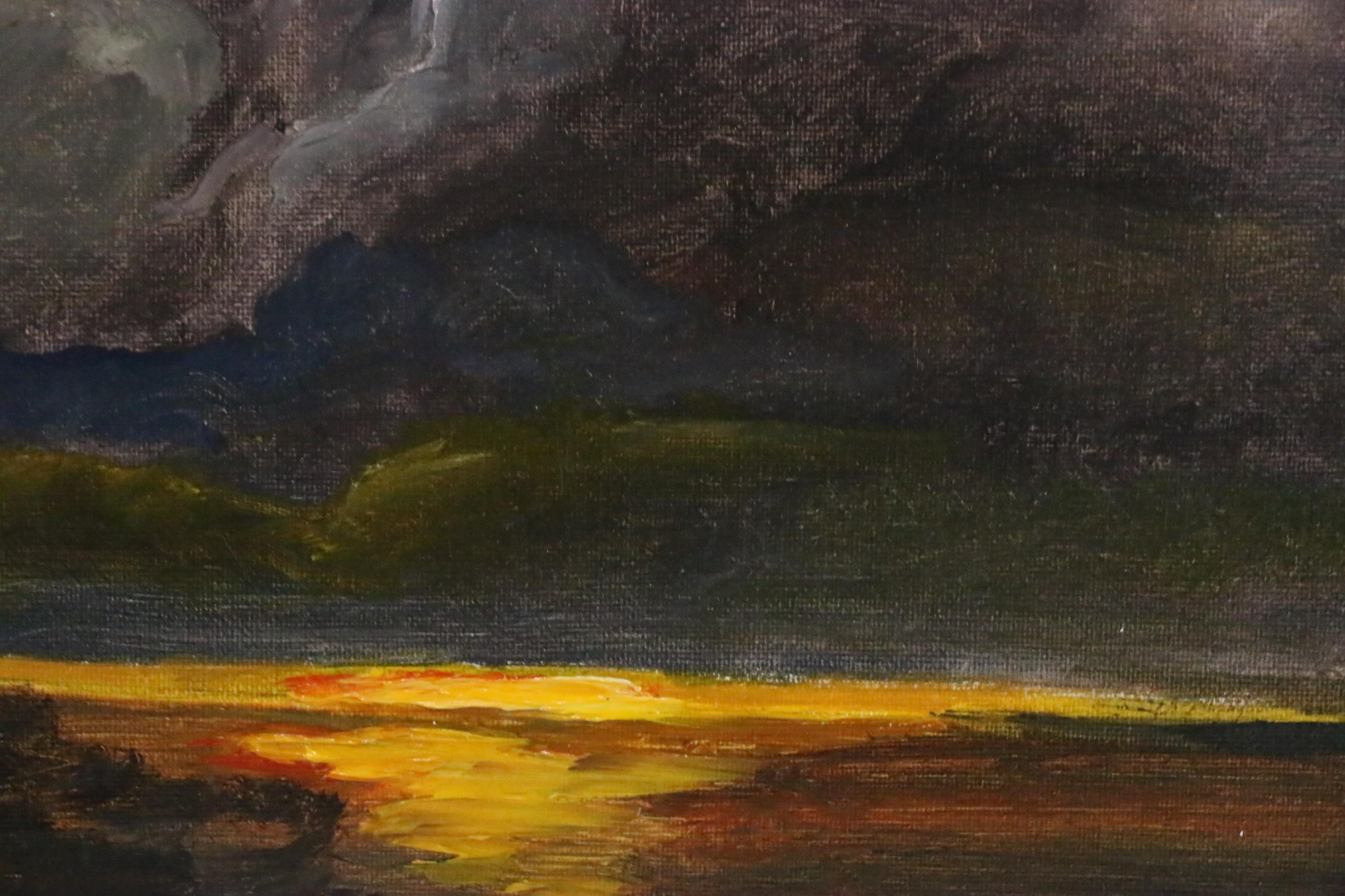 Robert Lackney Oil Painting "Night Prayers"