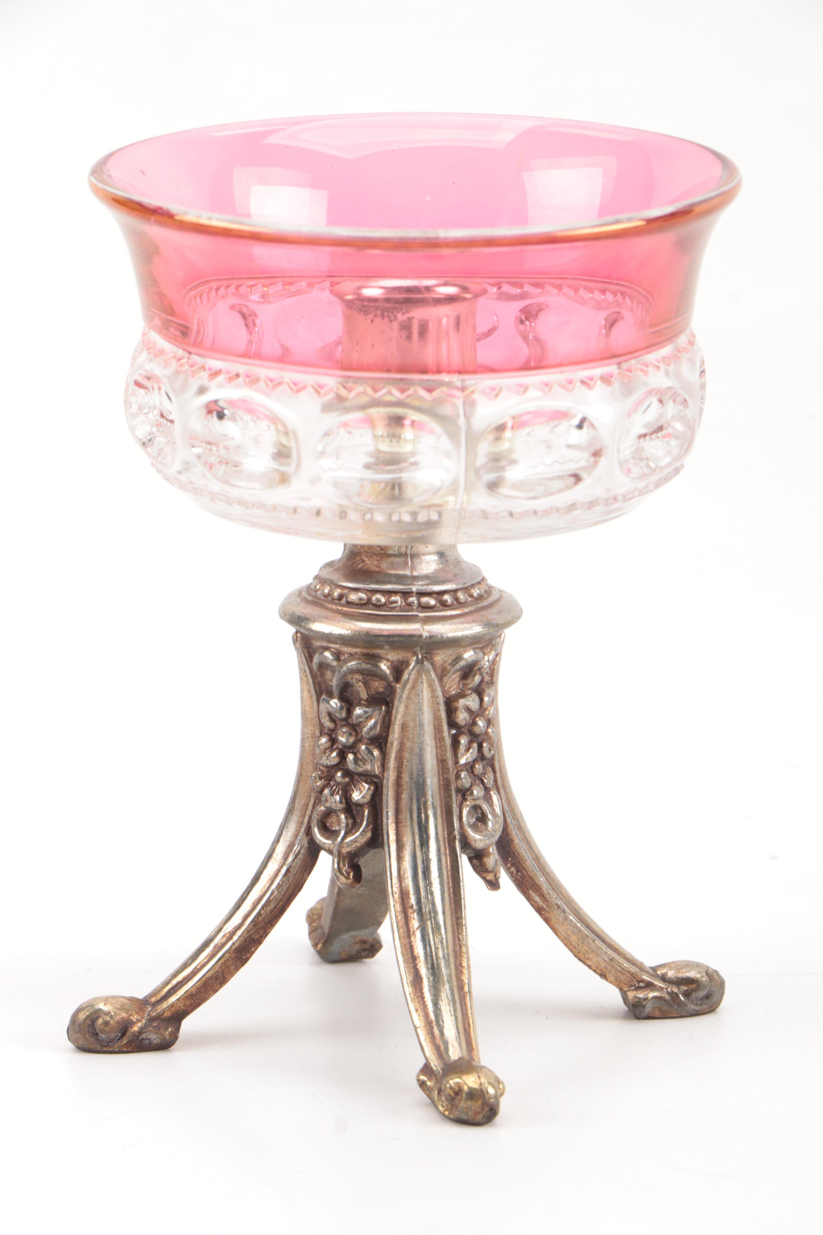 Tiffin-Franciscan "King's Crown" Ruby Flashed Dinnerware and Stemware