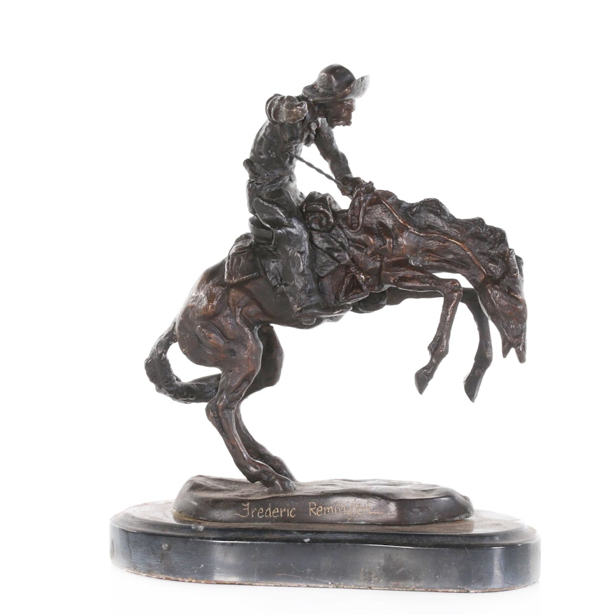 Reproduction Copper Alloy Sculpture after Frederic Remington